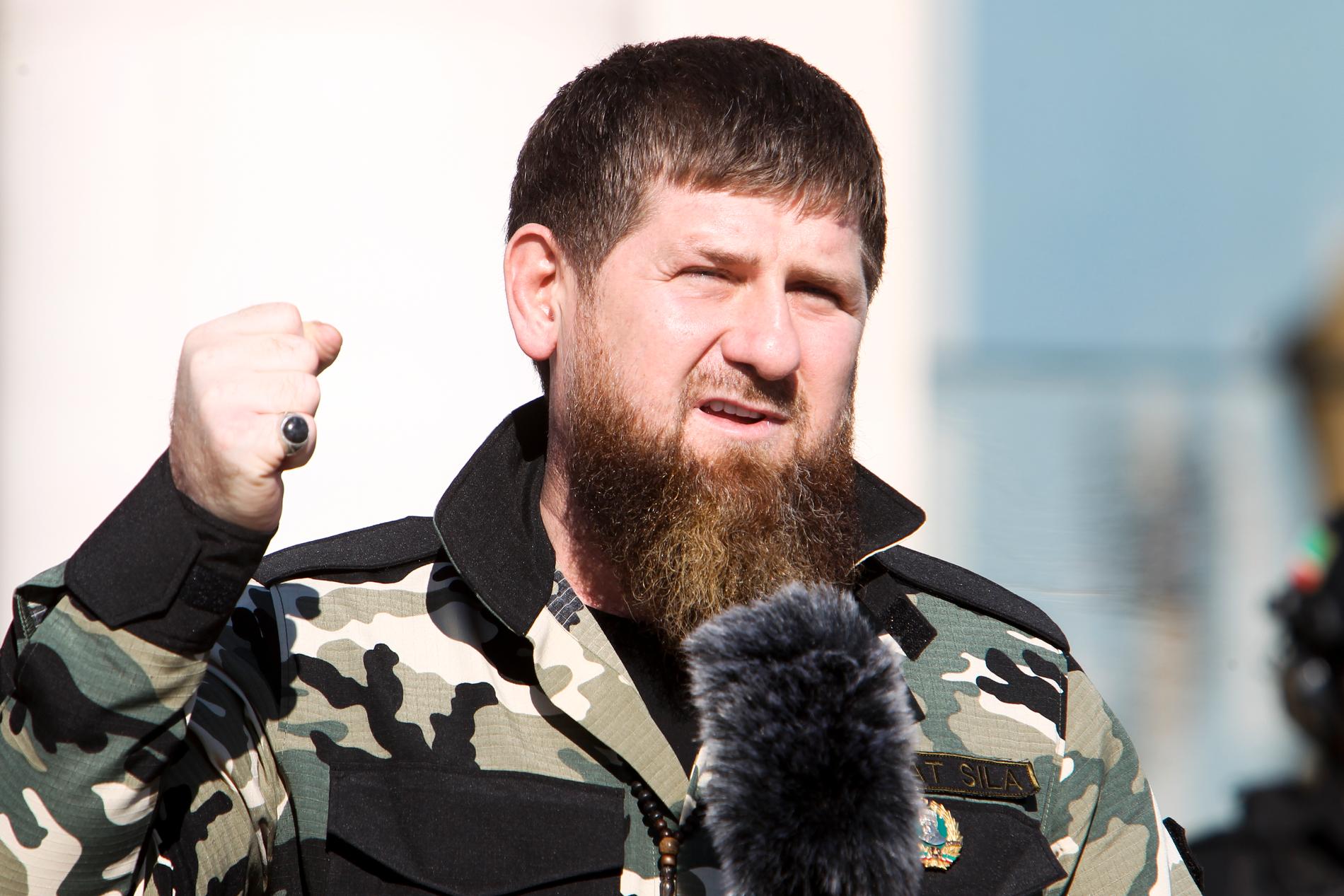Tjetjenske ledaren Ramzan Kadyrov.
