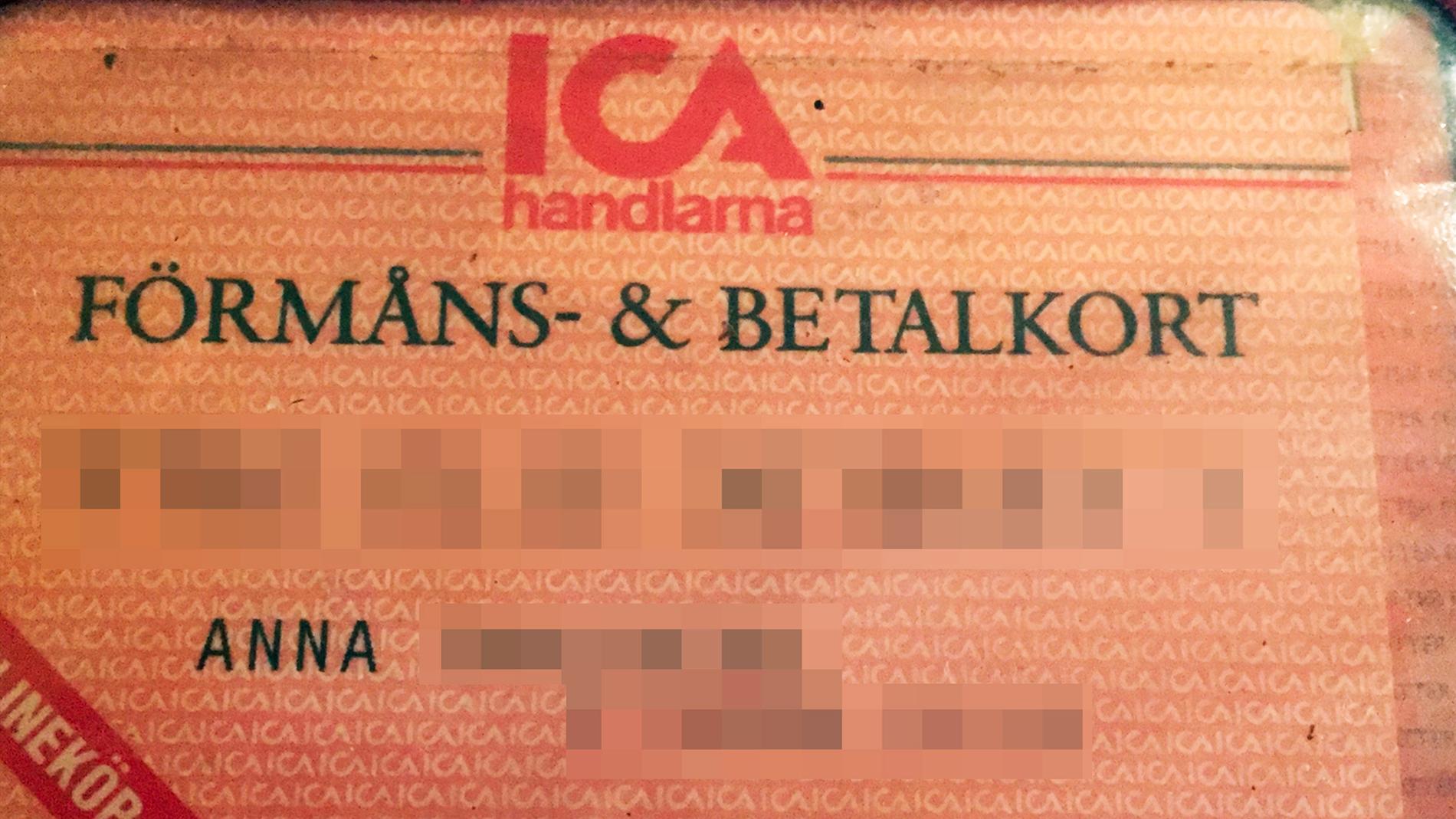 Det gamla ICA-kortet som fanns kvar i plånboken hade passerat utgångsdatum med råge.