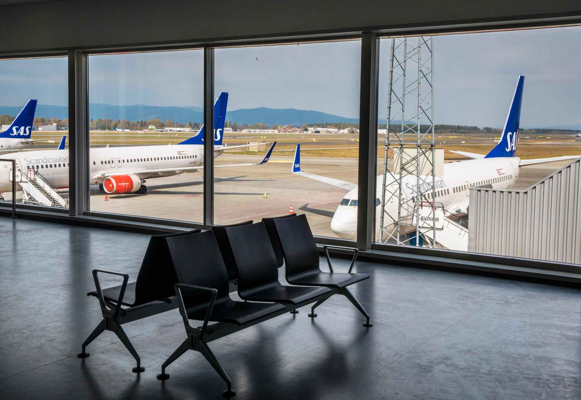Arkivbild från Oslo-flygplatsen Gardermoen.