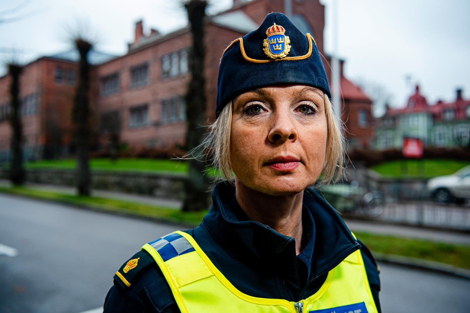 Polisens presstalesperson Anna Göransson