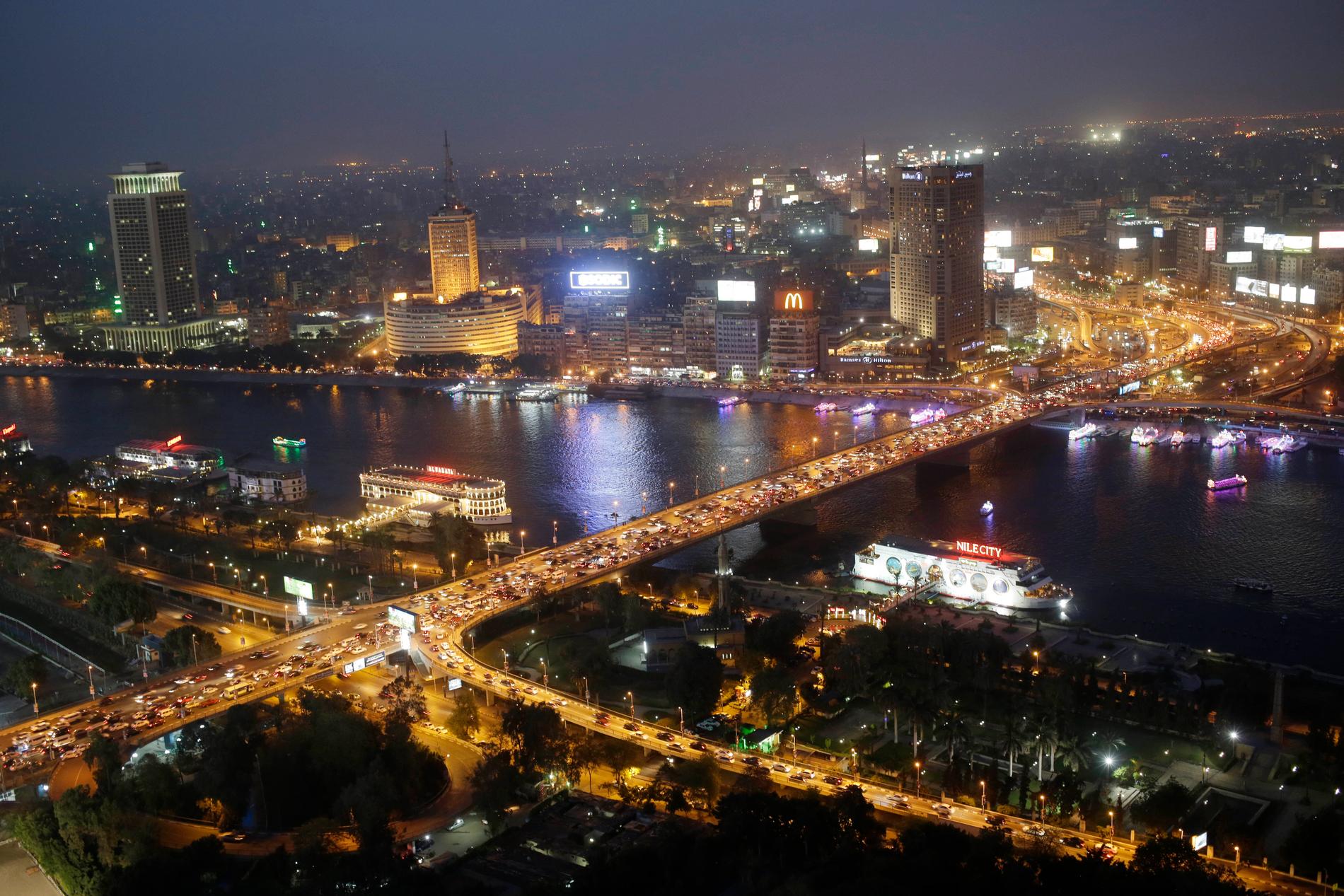 Explosionen inträffade i tät trafik i centrala Kairo. Arkivbild.