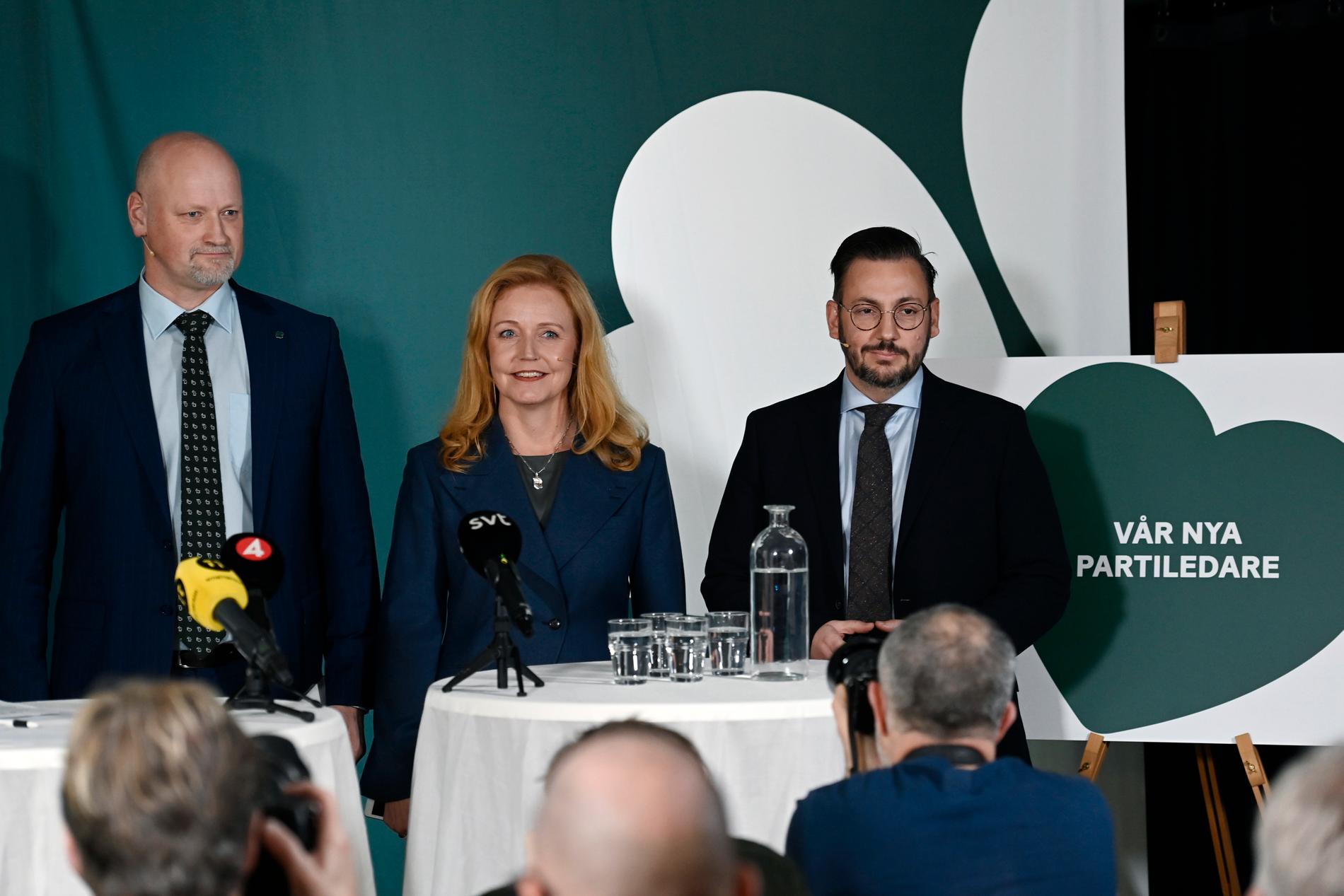 Daniel Bäckström, Elisabeth Thand Ringqvist och Muharrem Demirok är Centerpartiets kandidater till partiledarposten efter Annie Lööf.