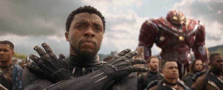Chadwick Boseman i ”Avengers: Infinity war”.