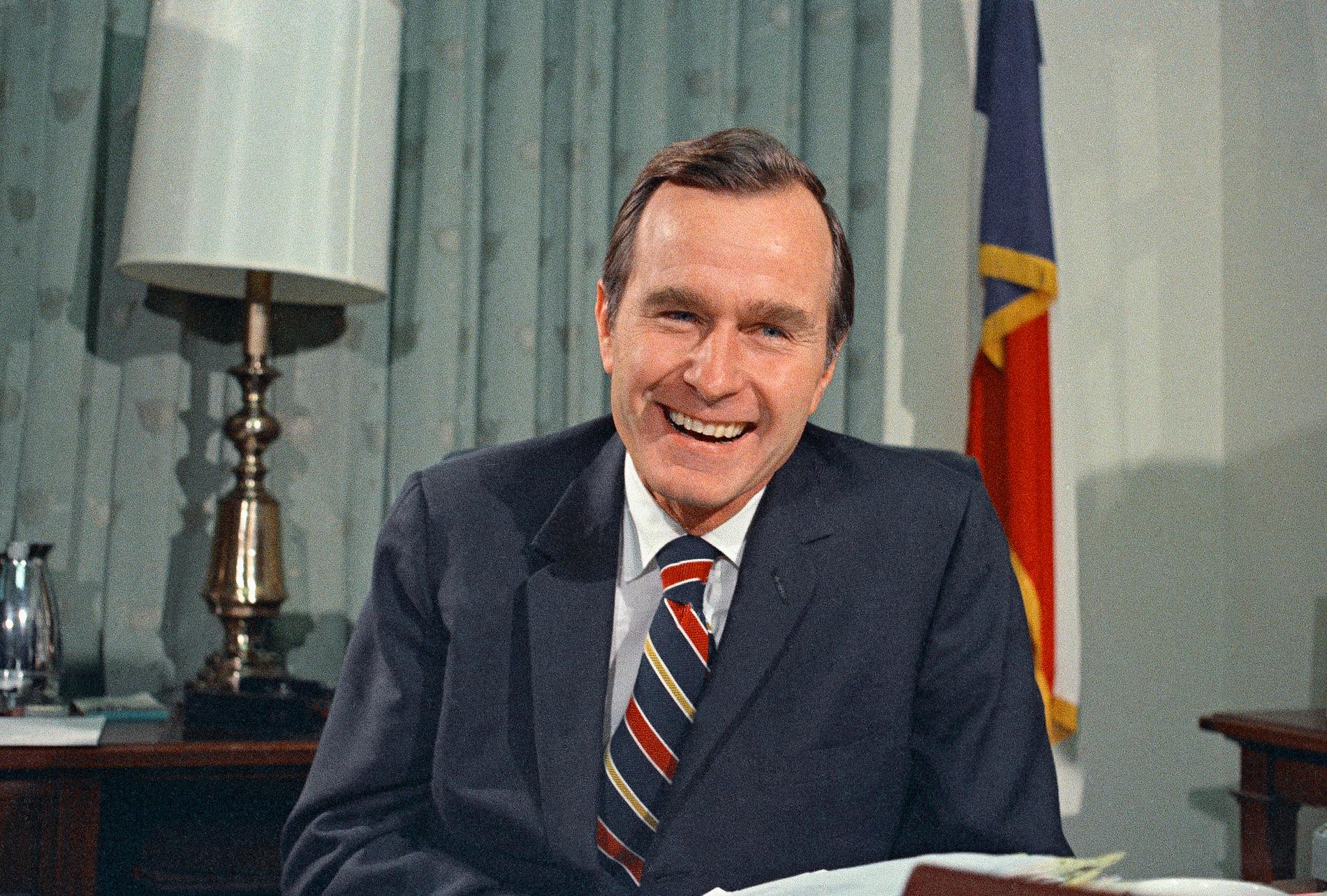 n this Dec. 18, 1970, file photo, newly appointed United Nations Ambassador George H. Bush smiles
