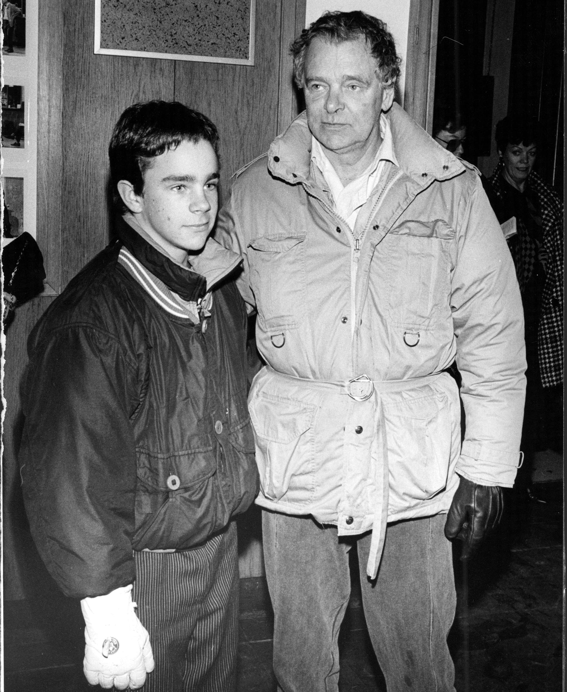 Anton och Ingmar Glanzelius 1987.