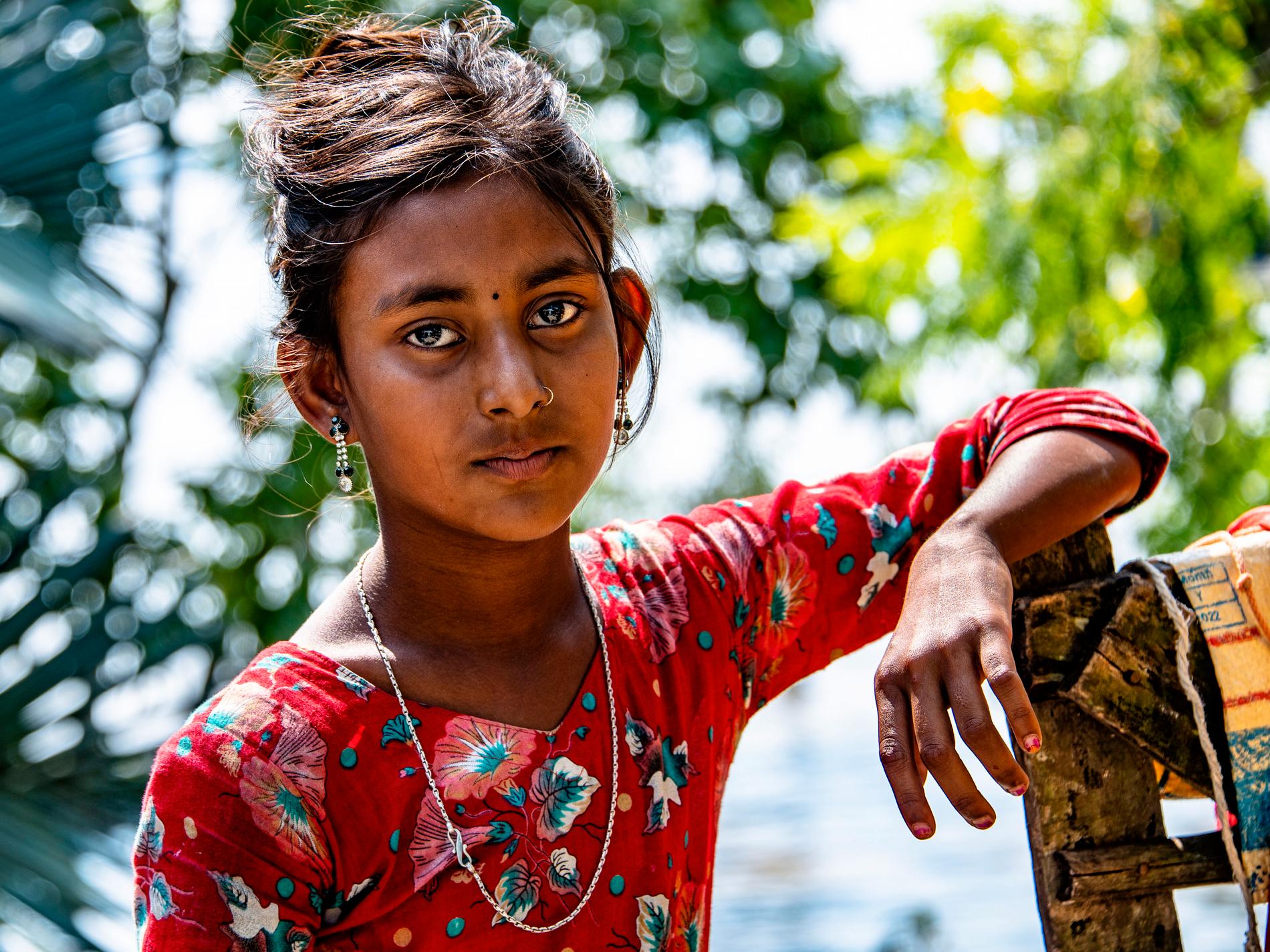 Sumaiya Purmina, 10, trodde hon skulle dö under cyklonen.