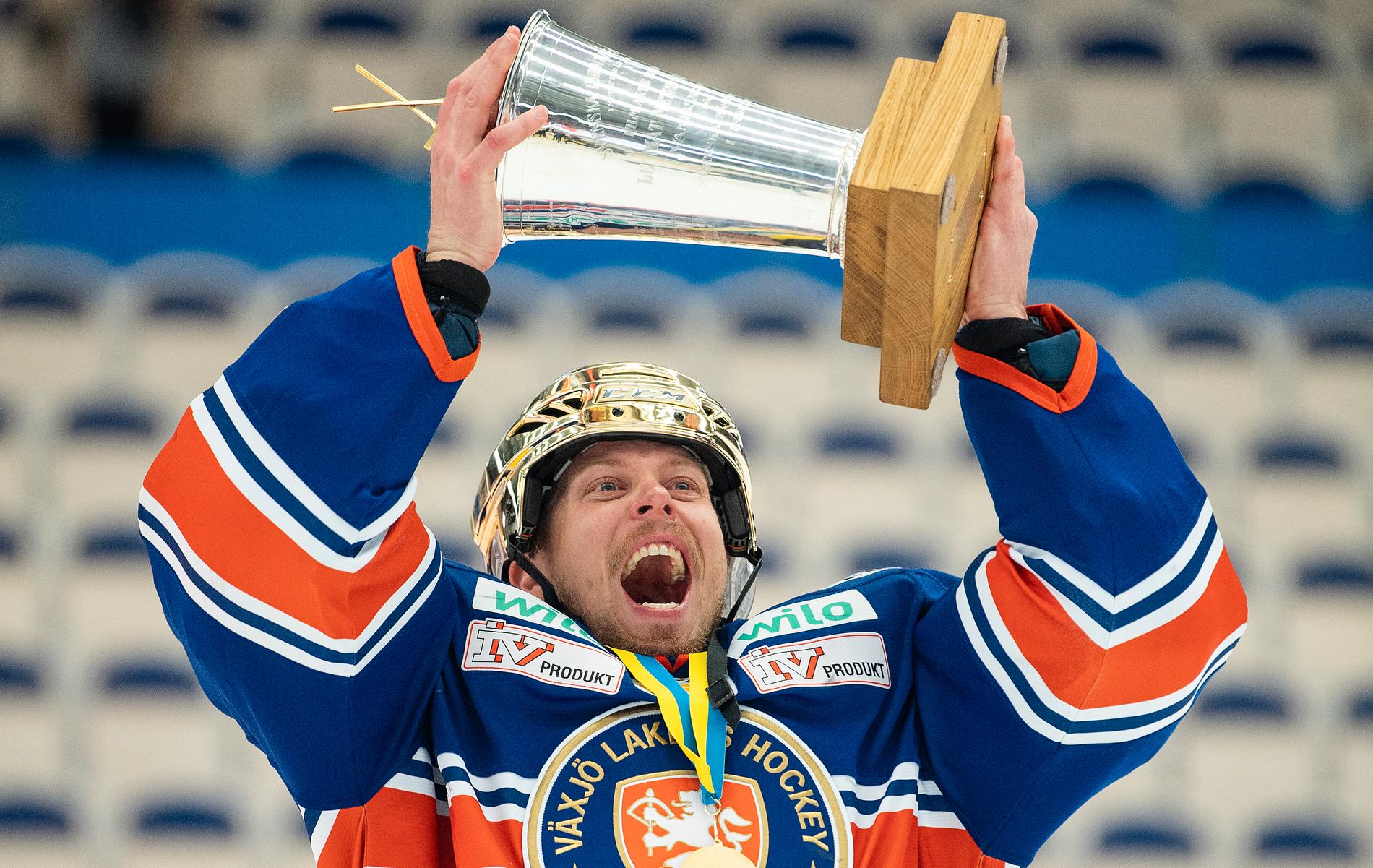 Viktor Fasth vann SM-guld med Växjö tidigare i år.