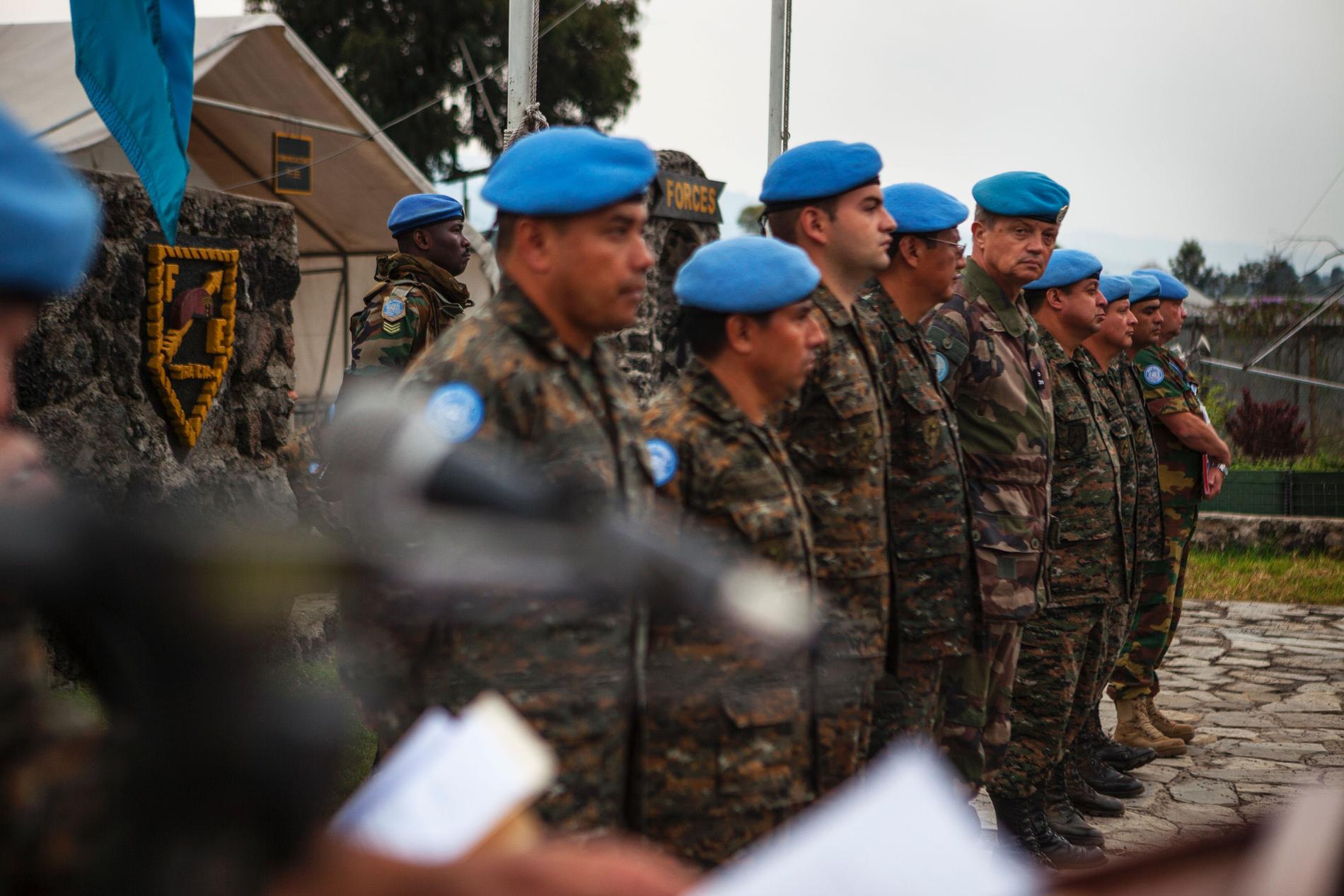 FN-styrkor i Kongo-Kinshasa.