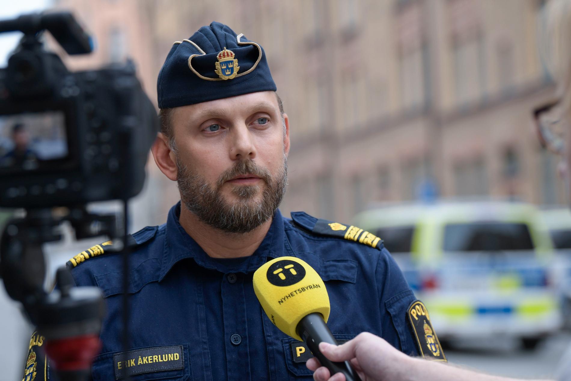 Erik Åkerlund, polisen Stockholm.