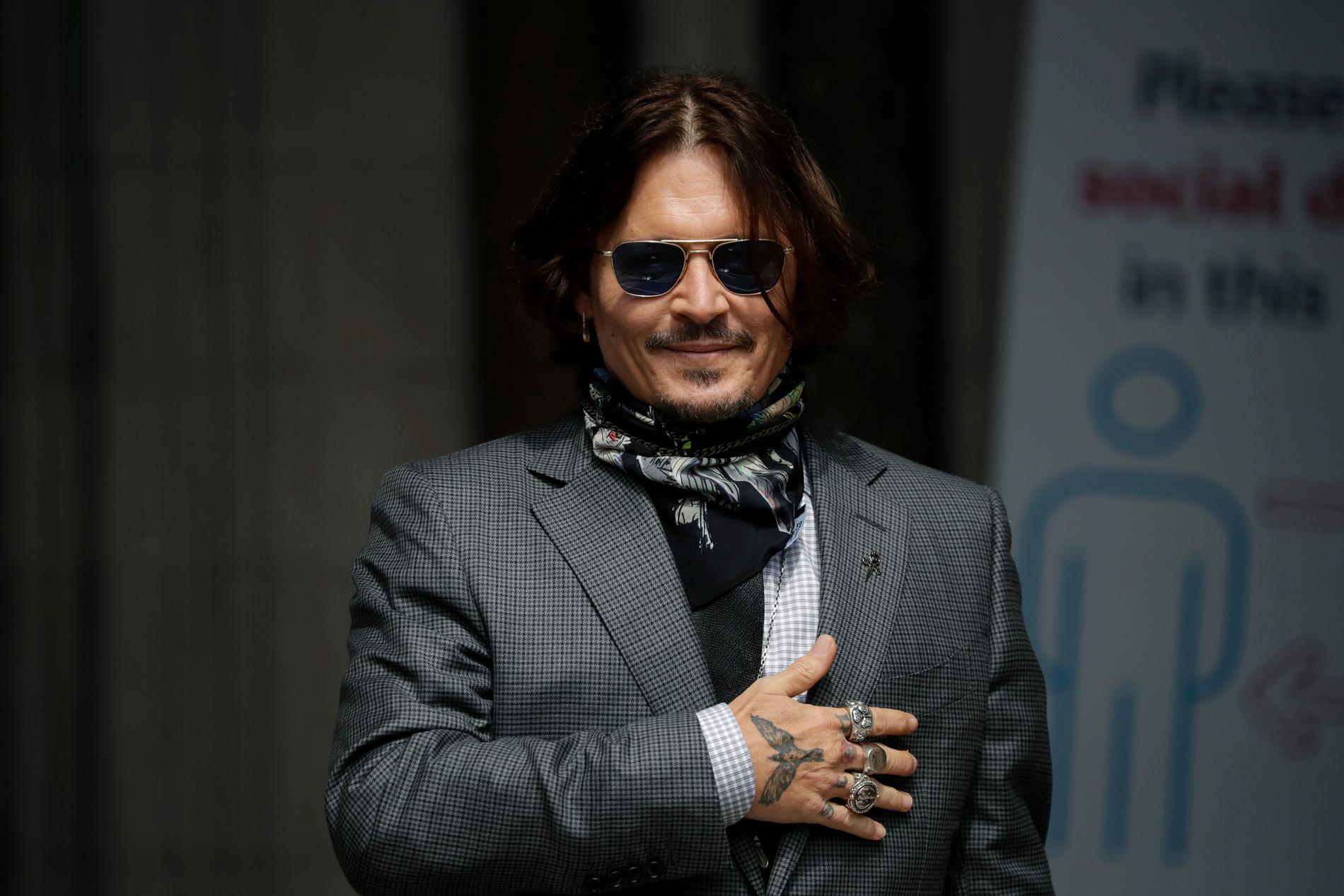 Johnny Depp tycker att han är utsatt för en bojkott av Hollywood. Arkivbild.
