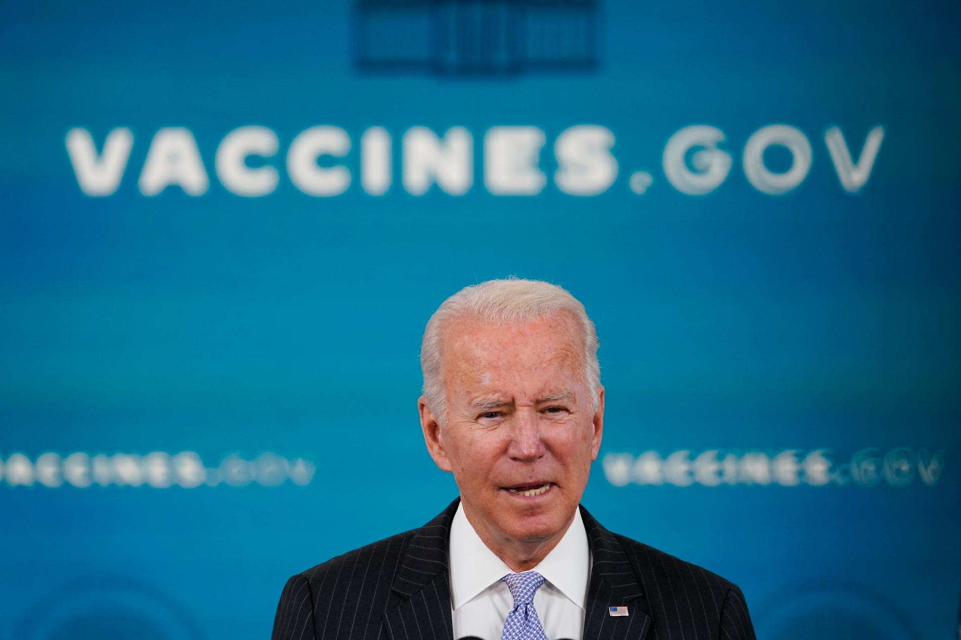 President Joe Bidens regering har gett besked om vaccinkravet för anställda.