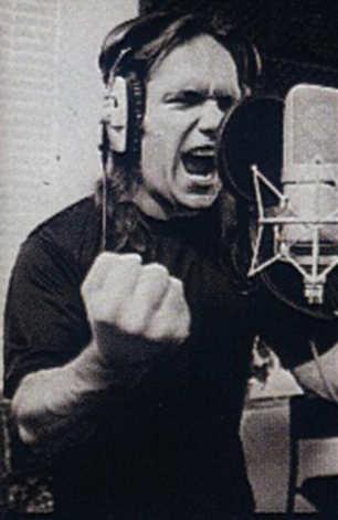 Blaze Bayley i studion med Iron Maiden under inspelningen av ”The X factor” 1994.