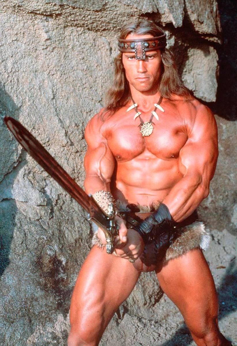 Arnold Schwarzenegger i ”Conan barbaren” 1982.