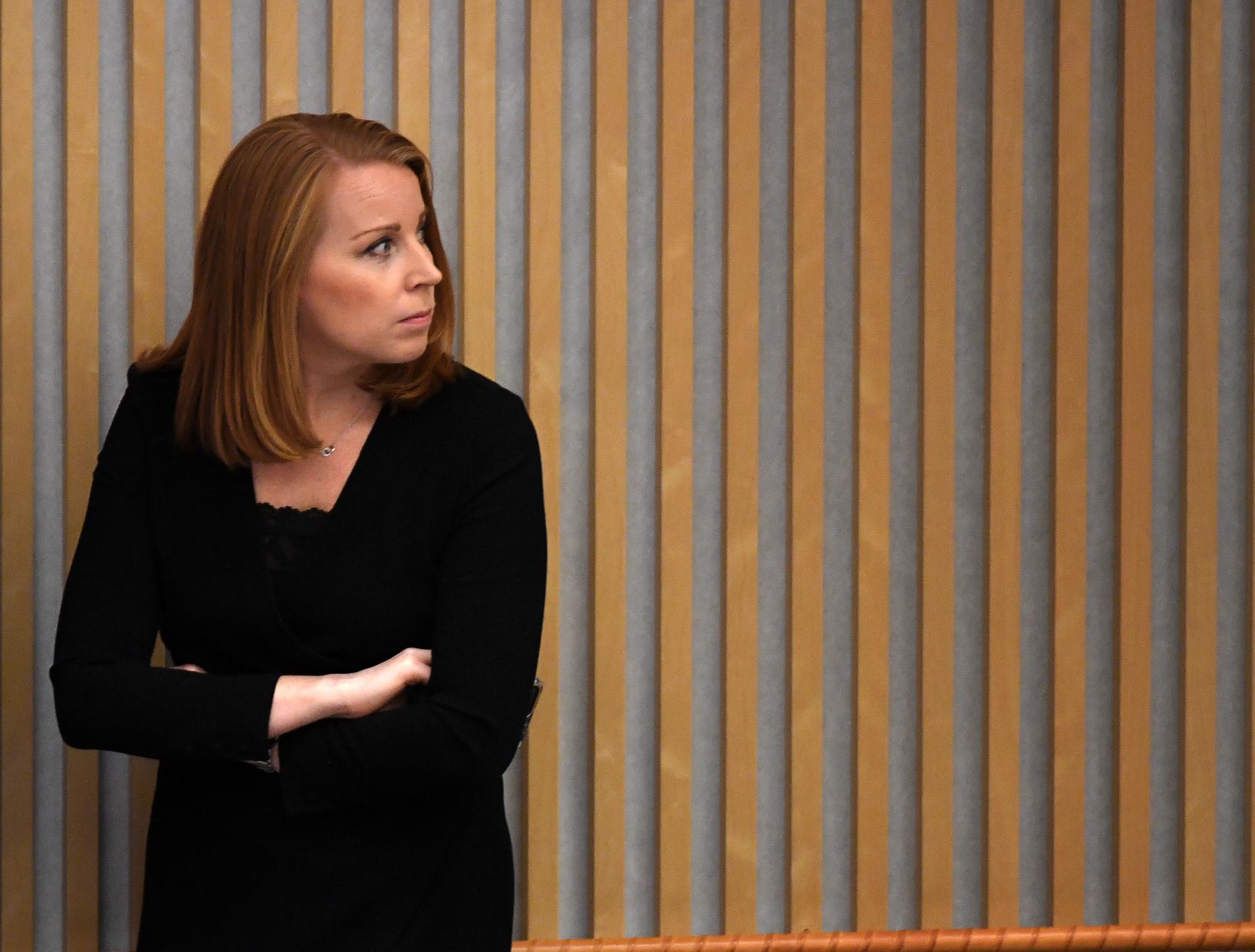 Annie Lööf skrev på Aftonbladets debattsida att Centern fått ett ”skambud” från Socialdemokraterna.