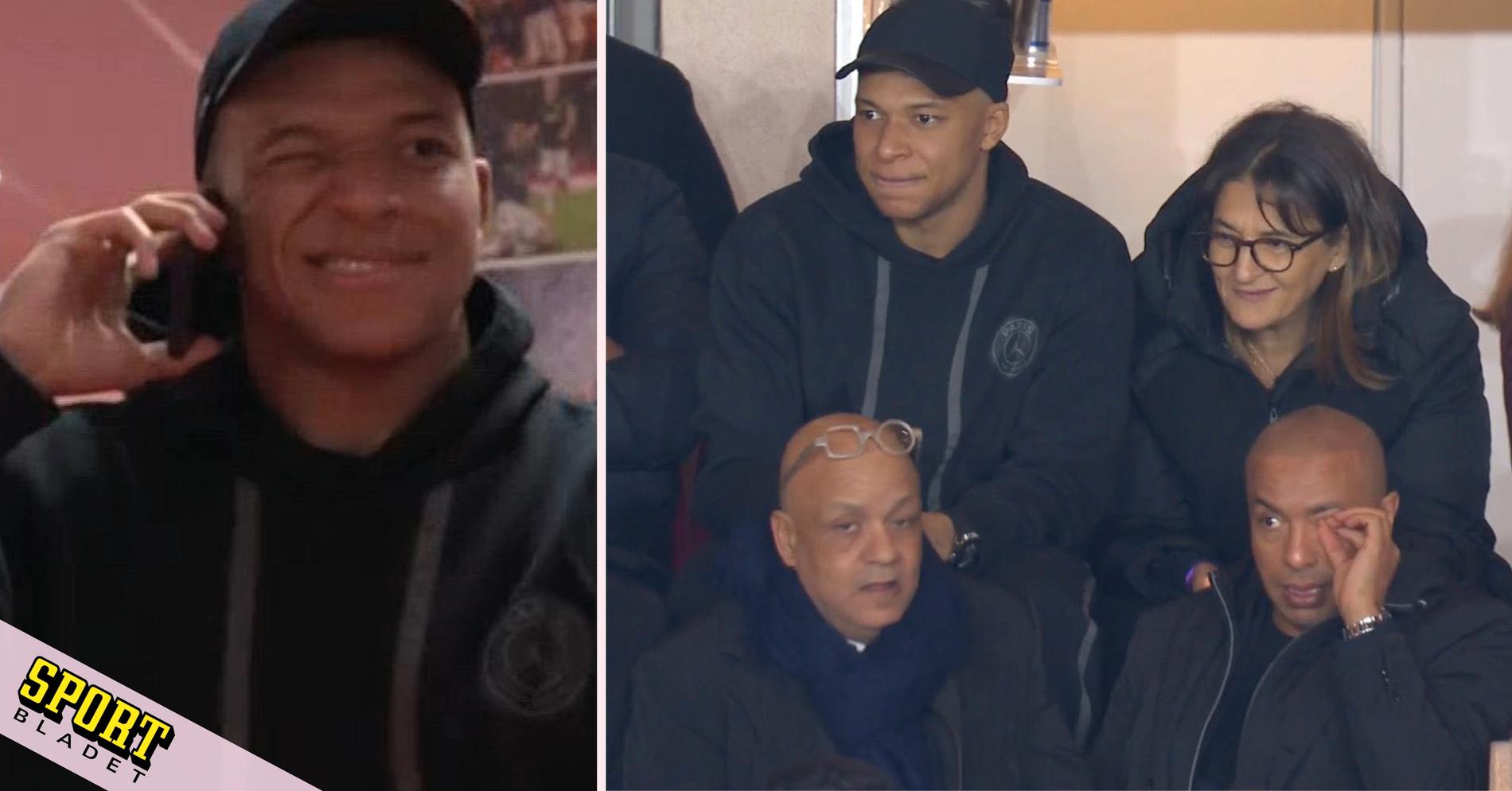 Kylian Mbappé replaced in Monaco–PSG – sat next to mother