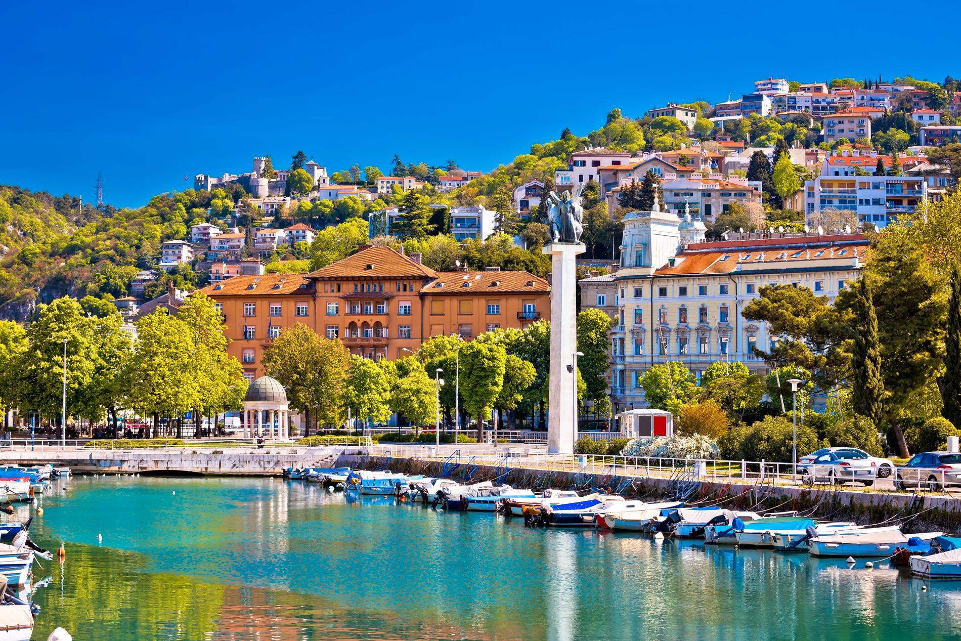 Rijeka är en stad där många hoppas på mer turism. 