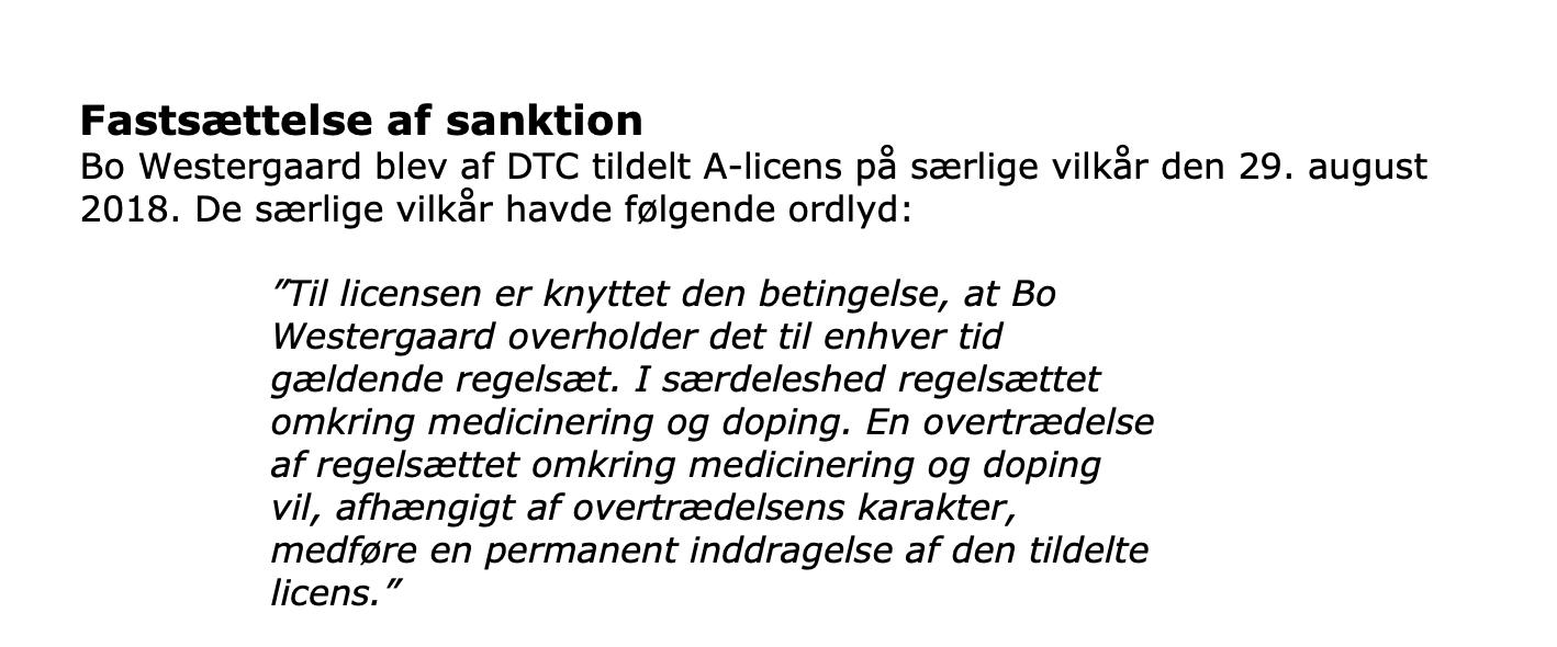 Här är den danska klausulen från 2018. 