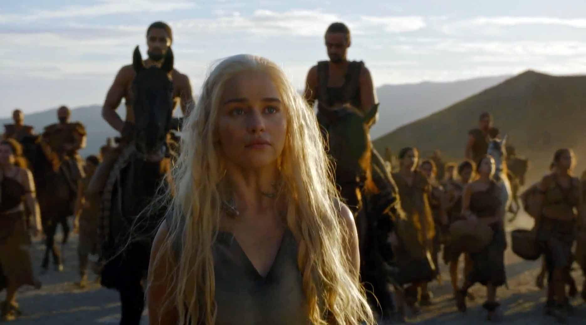 Emilia Clarke som Daenerys Targaryen. Foto: HBO