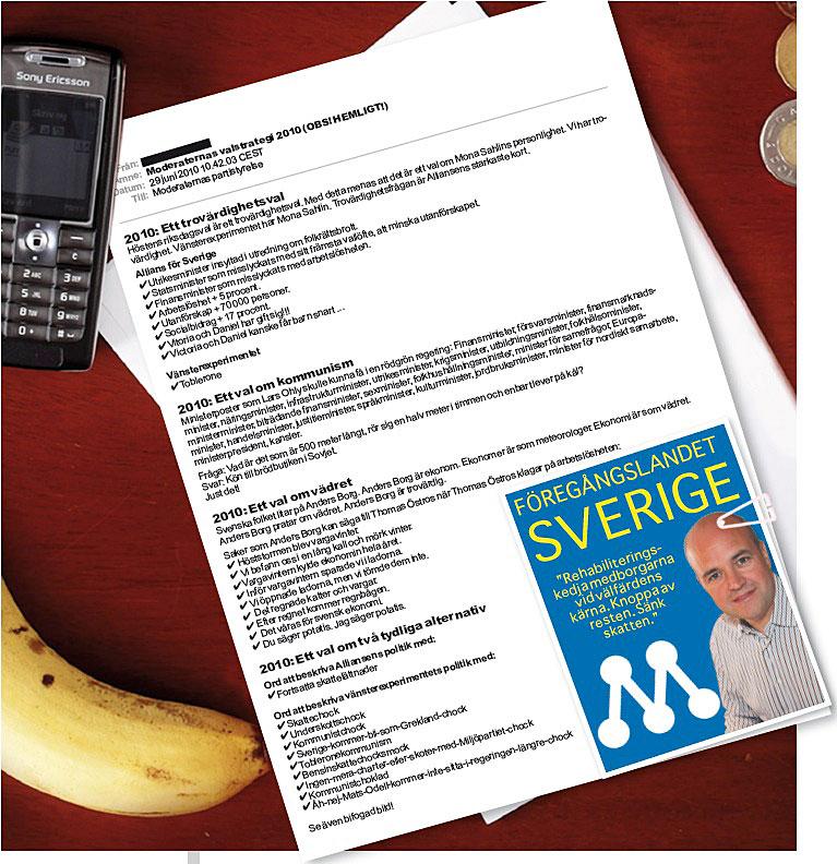 Aftonbladets ledarsidas avslöjande: Moderaternas hemliga valstrategi.