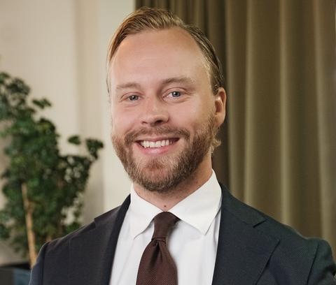 Marcus Abrahamsson, fastighetsmäklare och försäljningschef för Malmöregionen på SkandiaMäklarna Landgren. 