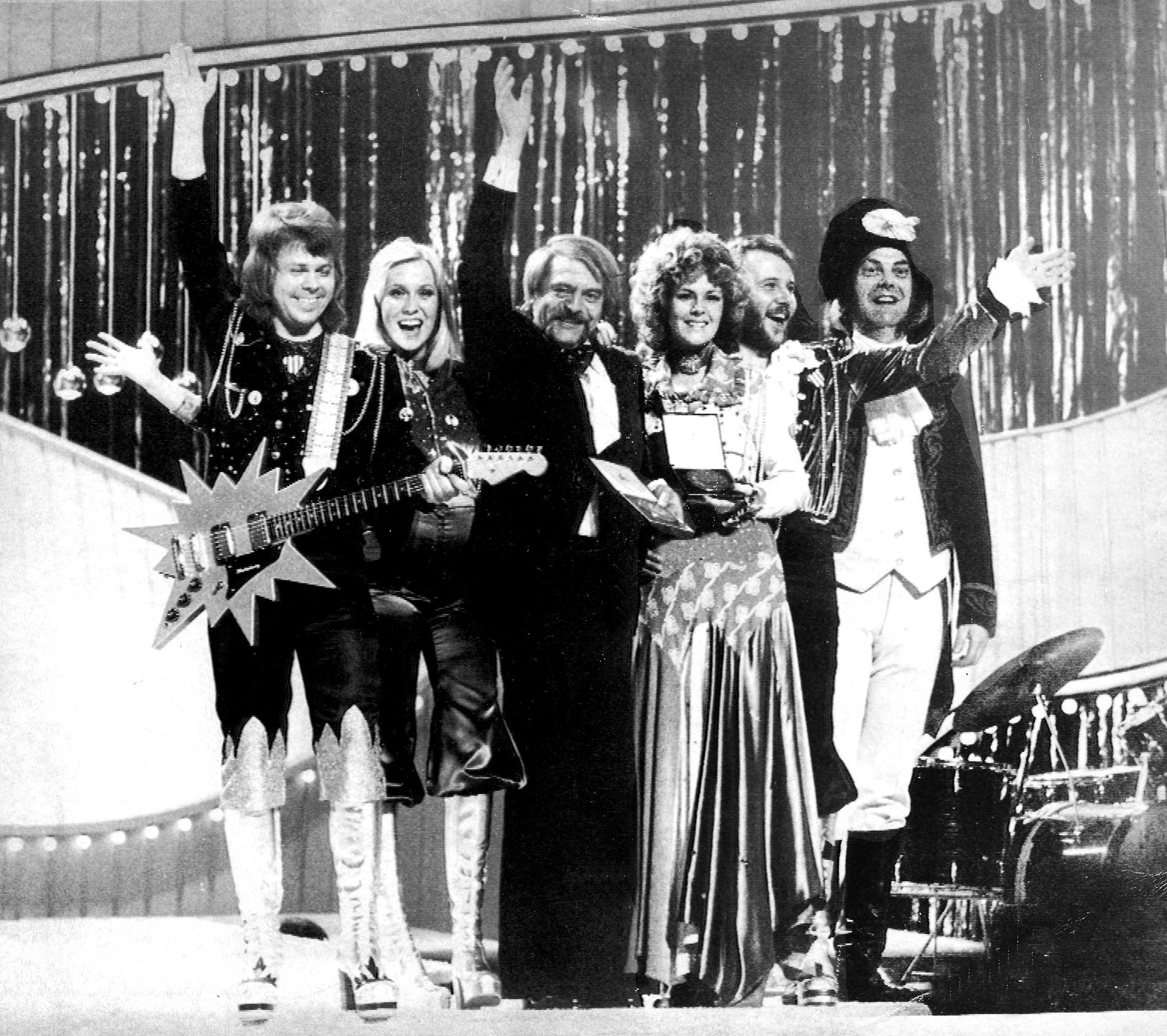 Vinst i Eurovision song contest den 6 april 1974.