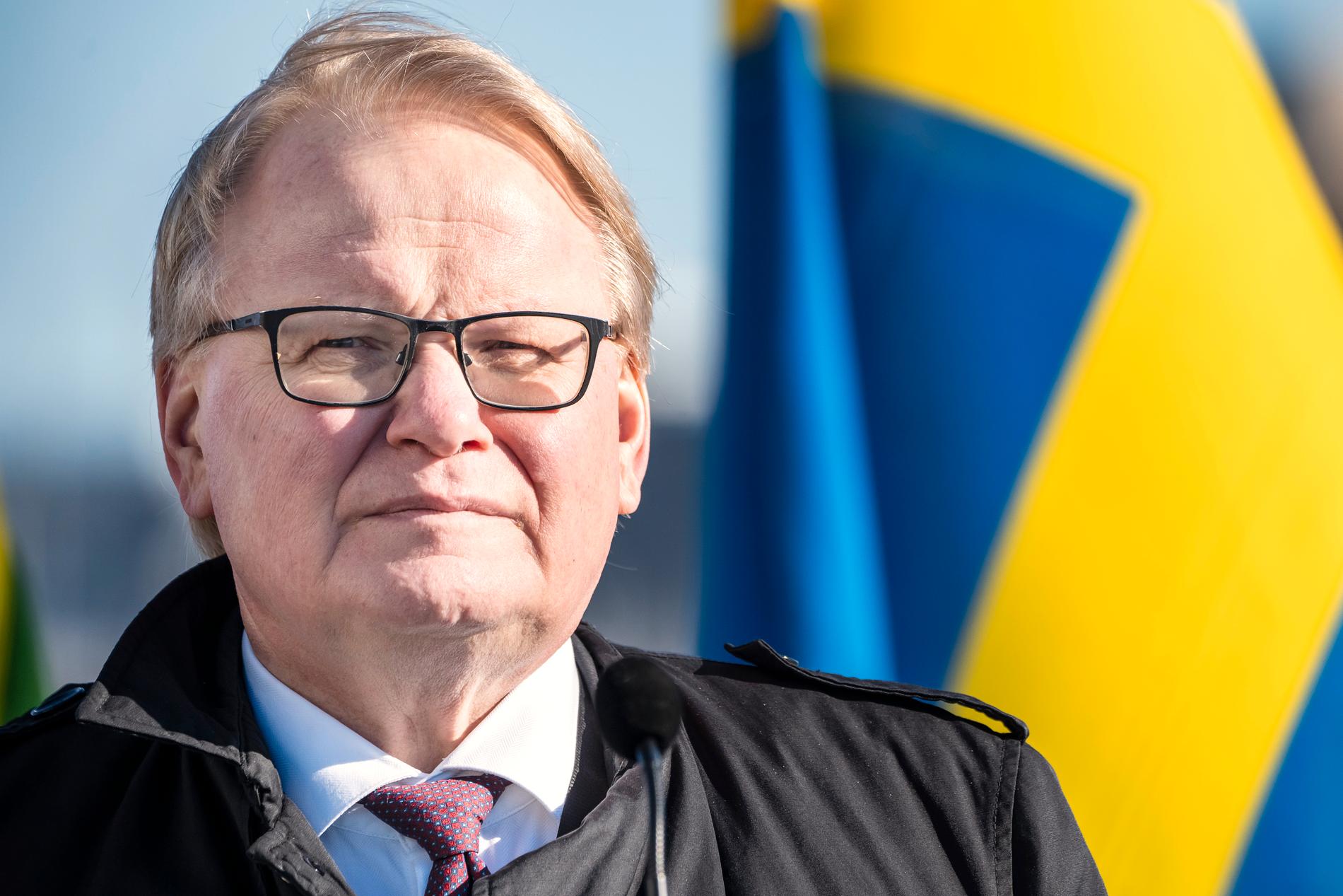 Försvarsminister Peter Hultqvist. 