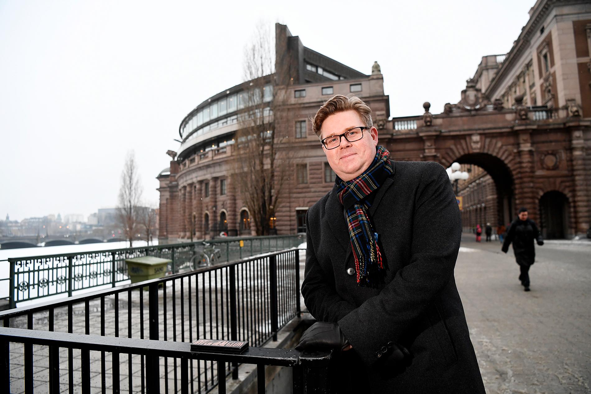 Moderaternas partisekreterare Gunnar Strömmer.