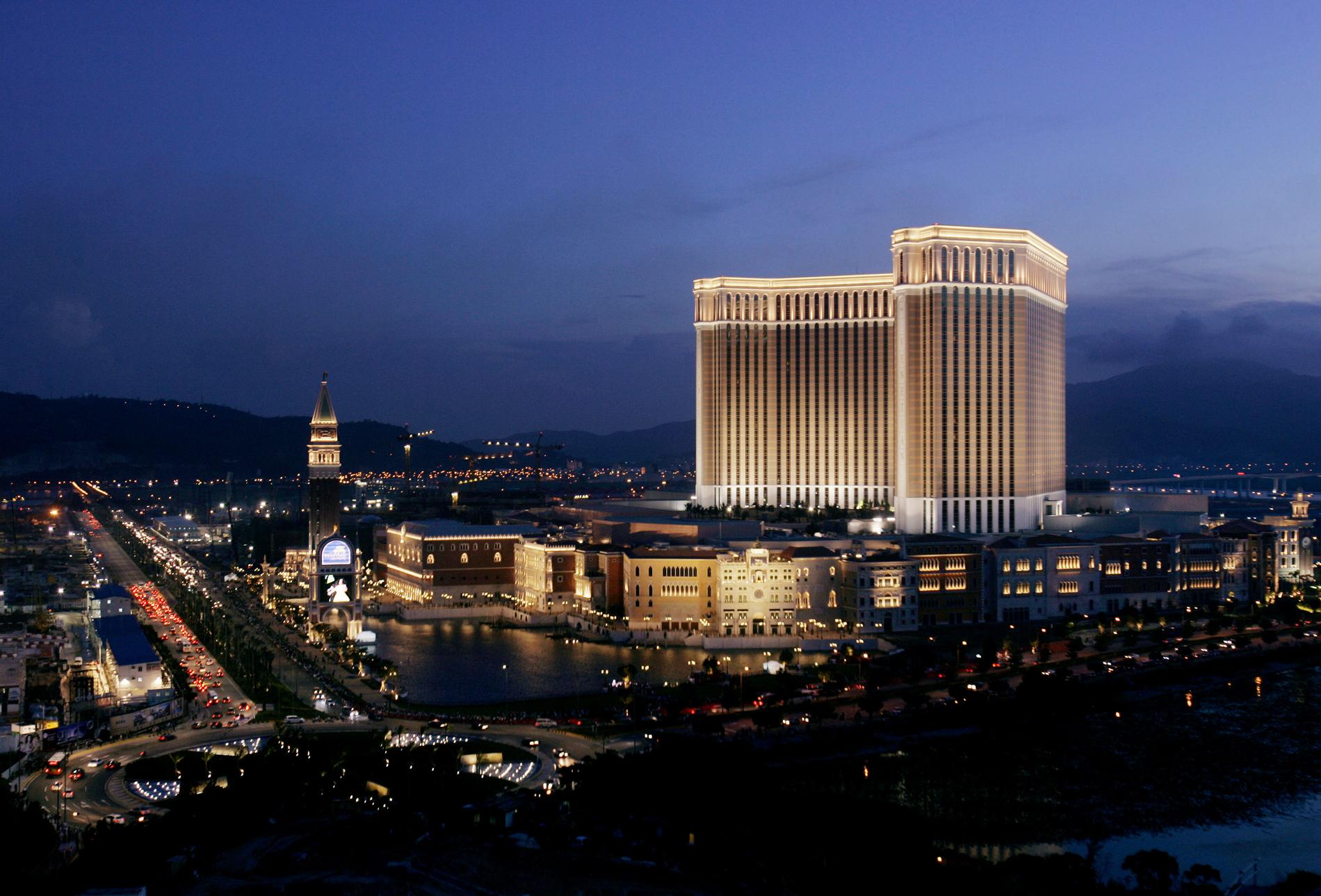 Macao är den enda regionen i Kina där kasinospel är tillåtet. Arkivbild.