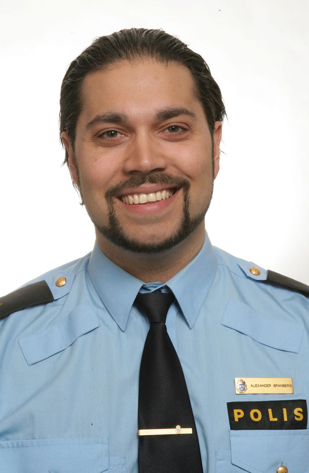 Alexander Granberg, polisinspektör och ansvarig för införandet av ANPR