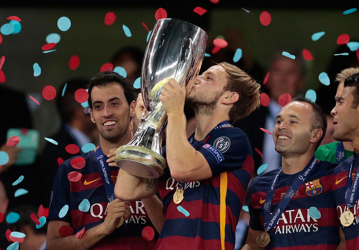 Barcelona vann Uefas Supercupen 12 augusti.