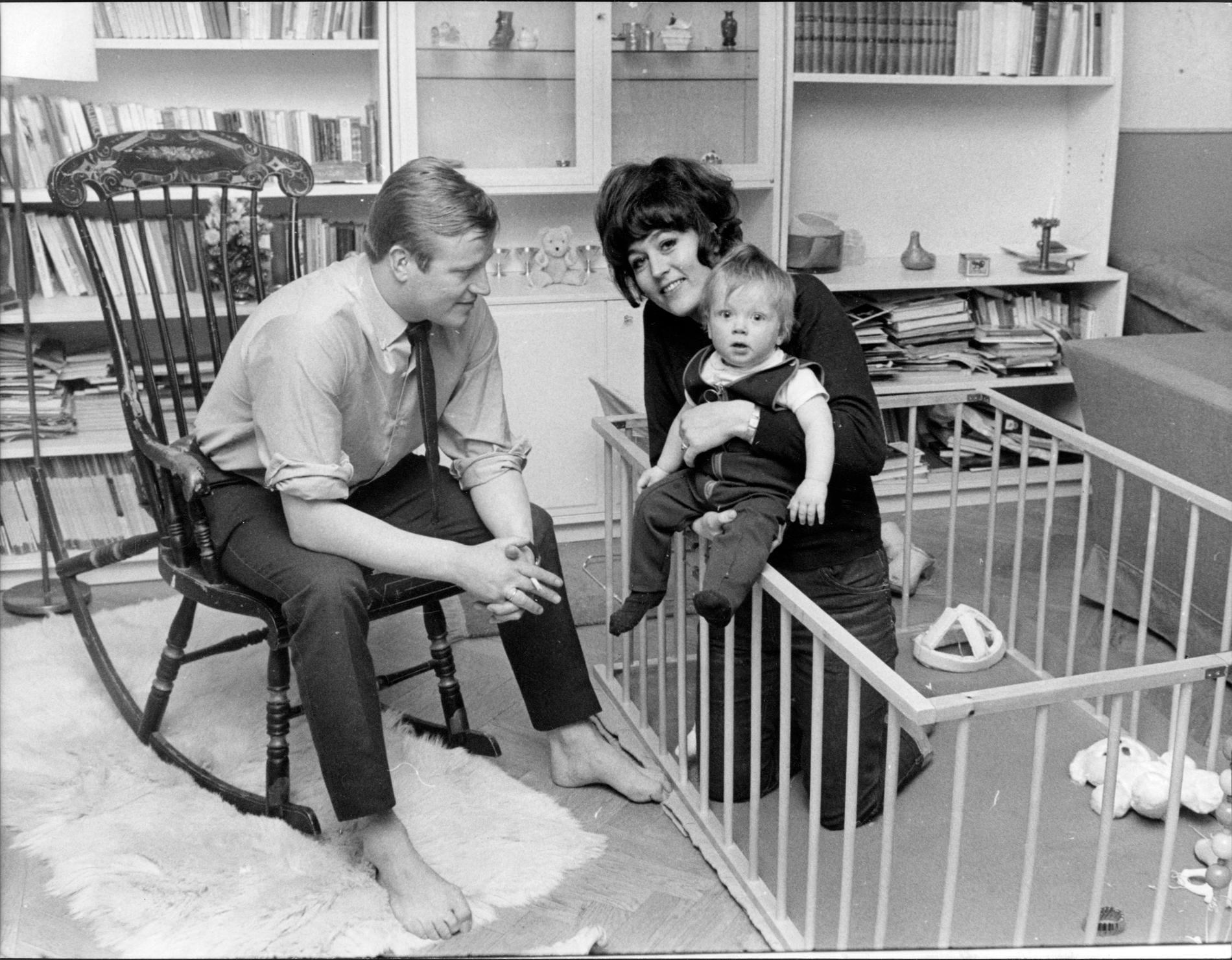 Anders Bye, Birgitta Andersson och Matti Bye 1967.