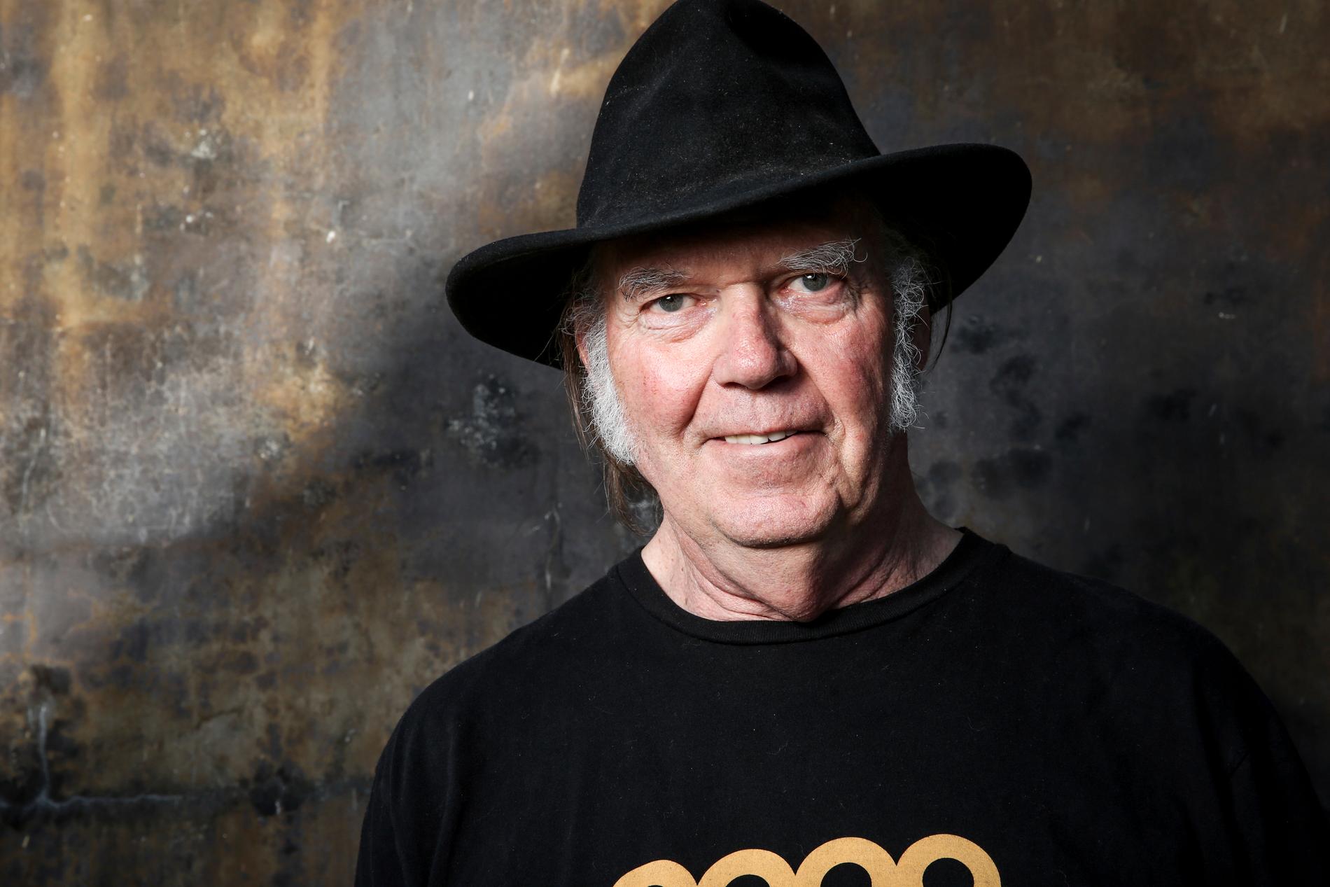 Neil Young. Arkivbild