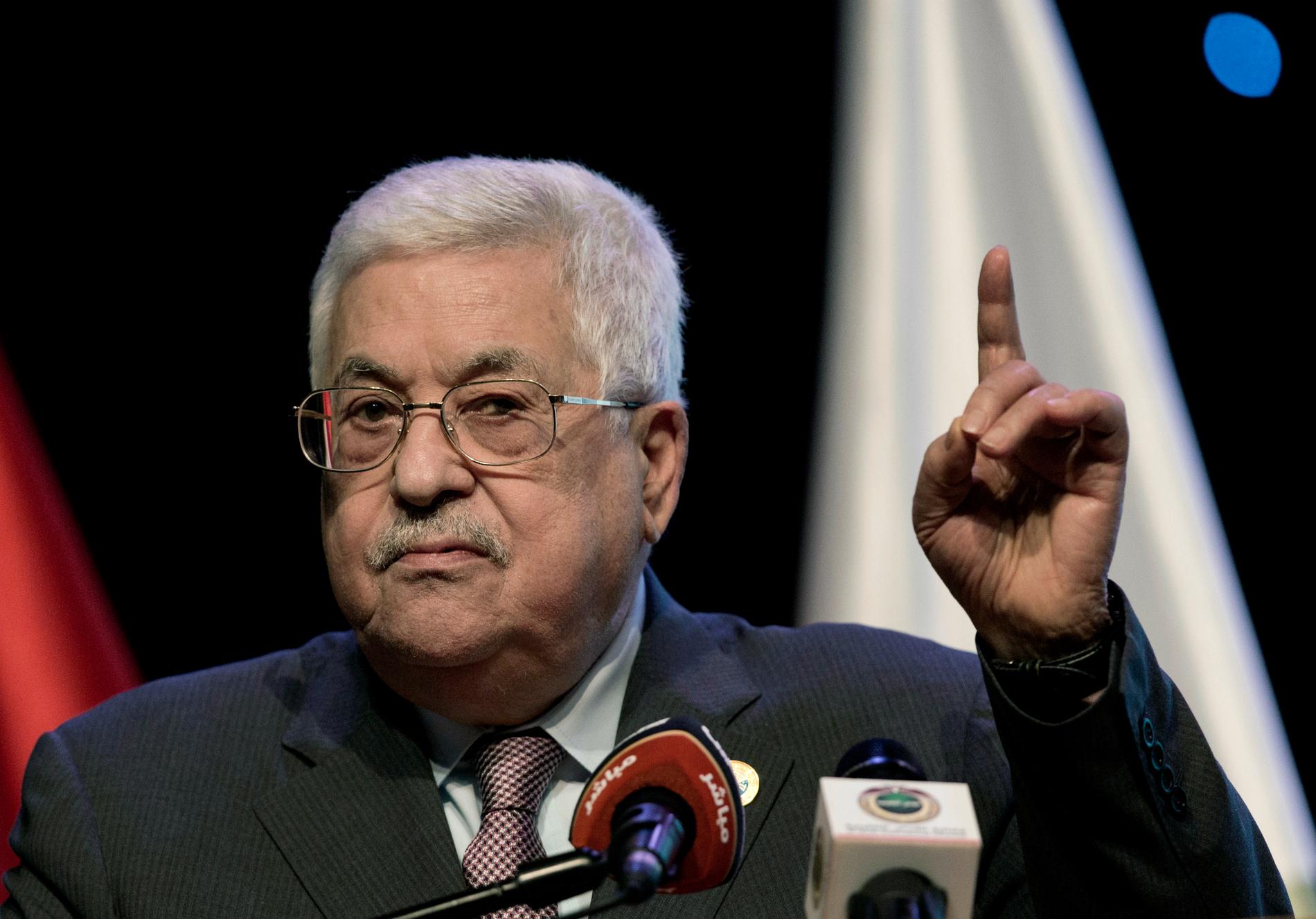 Palestiniernas president Mahmud Abbas. Arkivbild