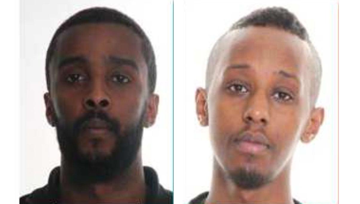 Adam Abdulahi, 28, och Ahmed Warsame, 25.