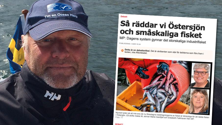 Problemet är att MP inte har förstått problemet i Östersjön. De presenterar på nytt en kraftfull och långtgående politik, missriktad och baserad på okunskap. Fisket är ett offer när havsmiljön är så dålig att fisken inte trivs. Replik från Peter Ronelöv Olsson.