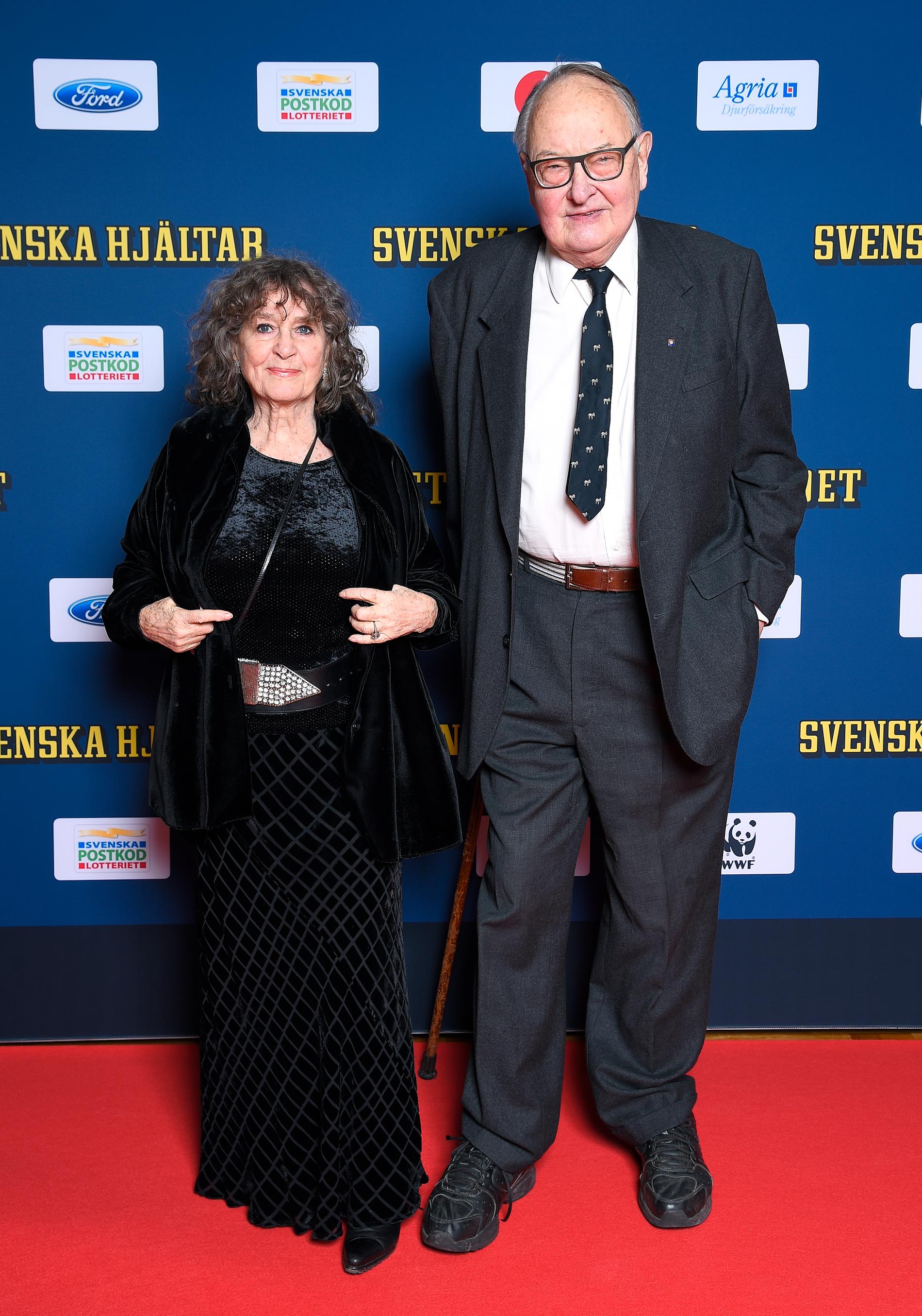 Siv Malmqvist tillsammans med maken Fredrik Ohlsson.
