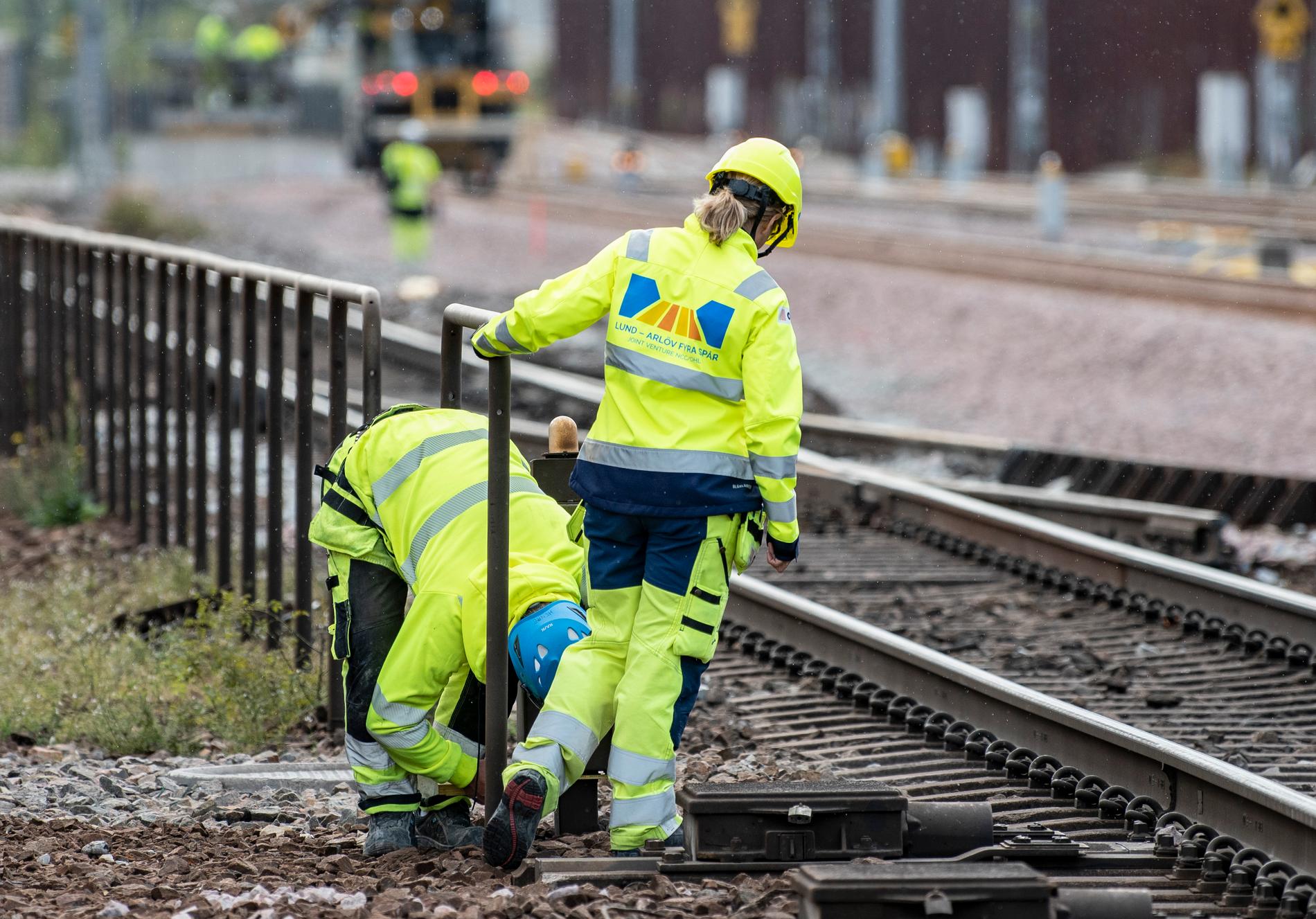 Det är 35 mil järnväg mellan Norrköping och Hässleholm ska genomgå underhållsarbete under en vecka i juni. Arkivbild.