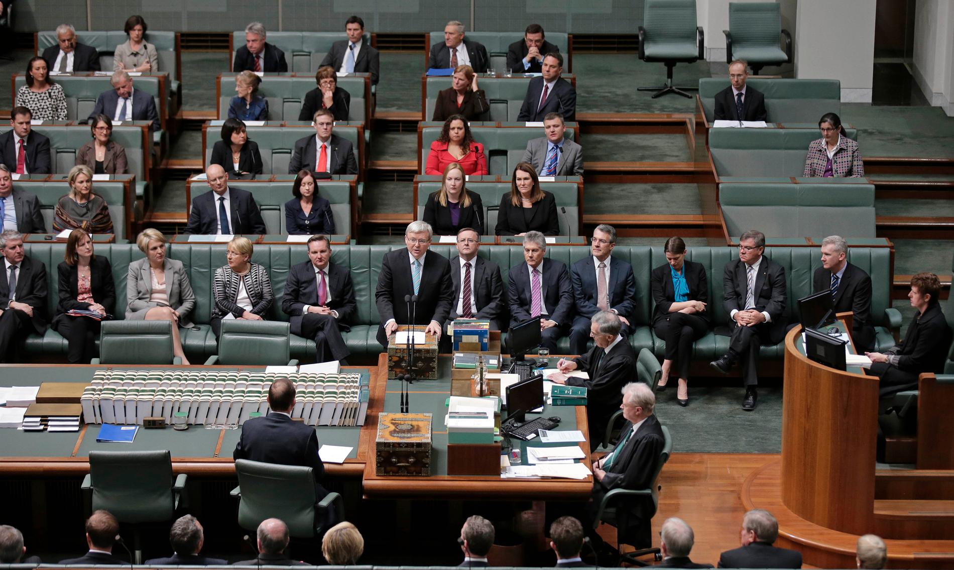 Australiens parlament. Arkivbild.