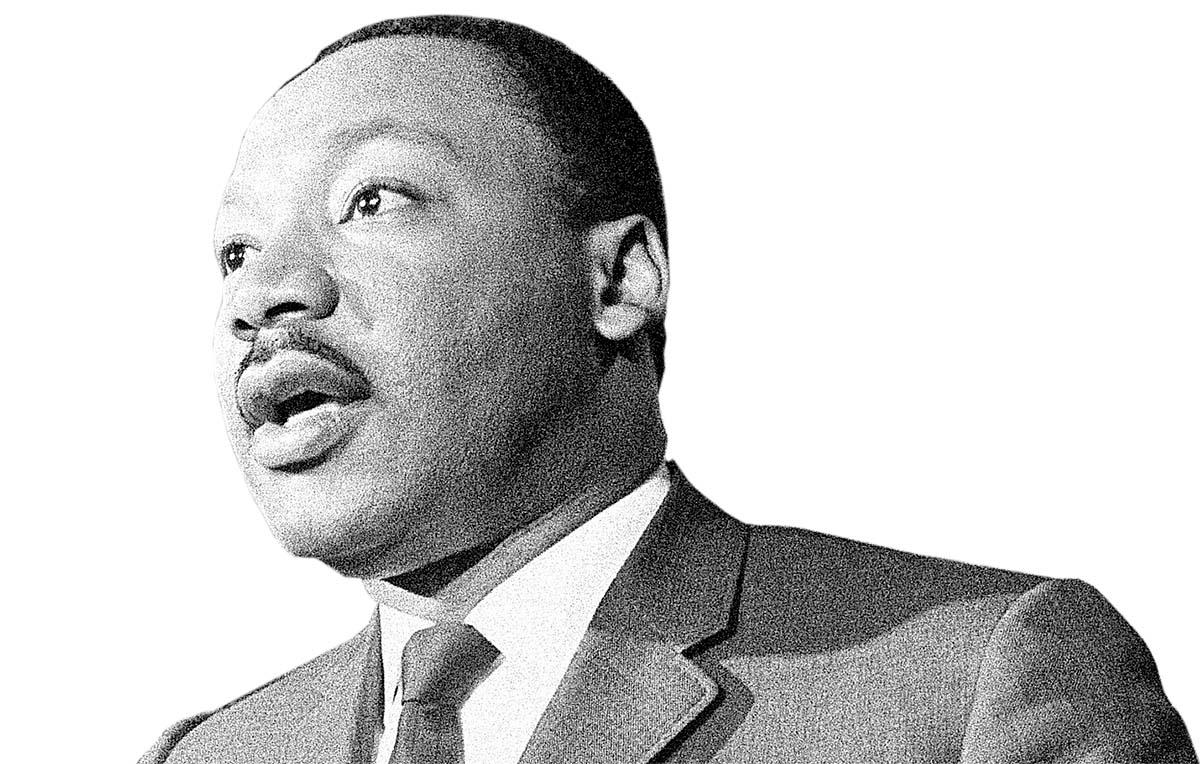 I april är det 50 år sen Martin Luther King mördades. 