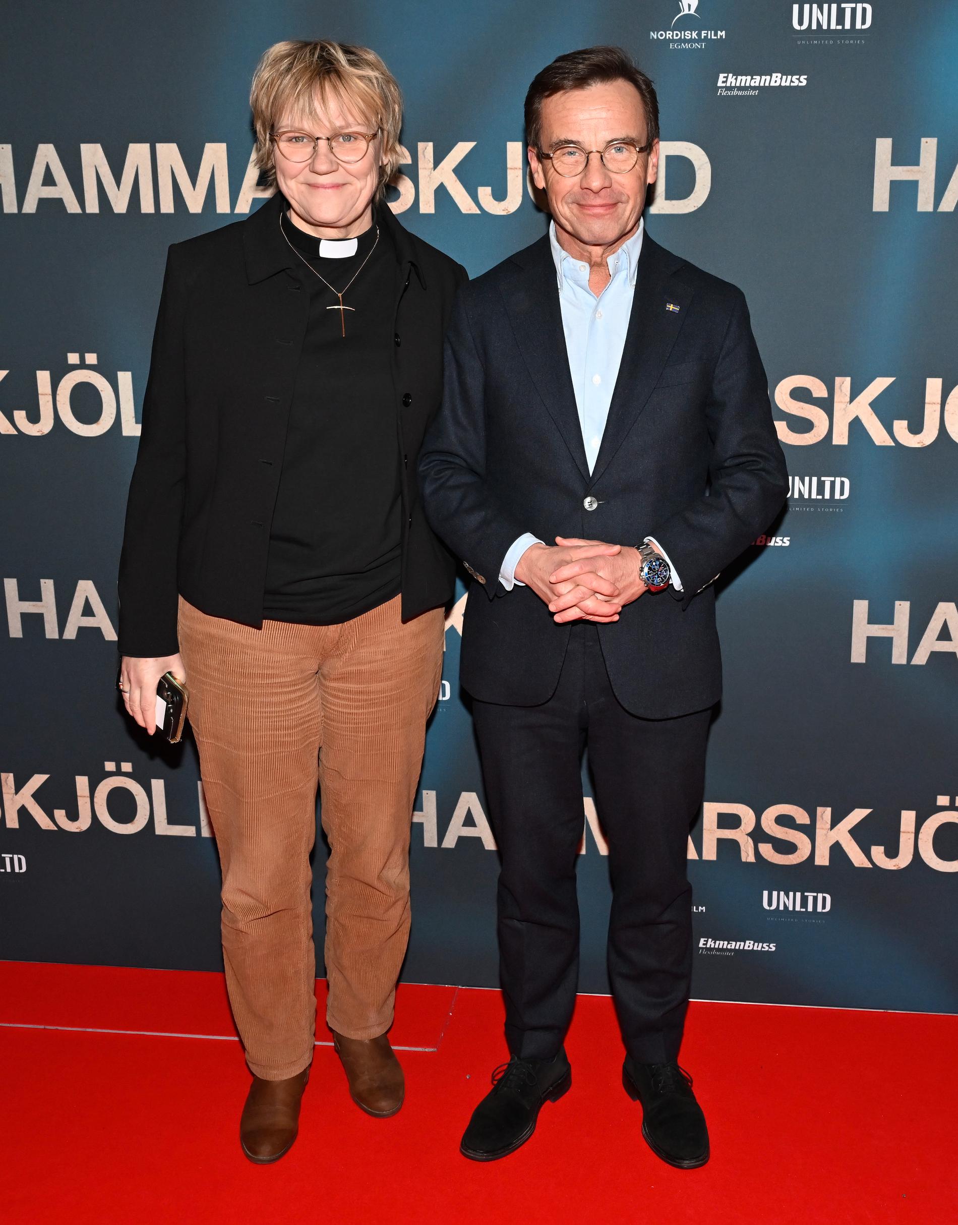 Ulf Kristersson med hustrun Birgitta Ed.