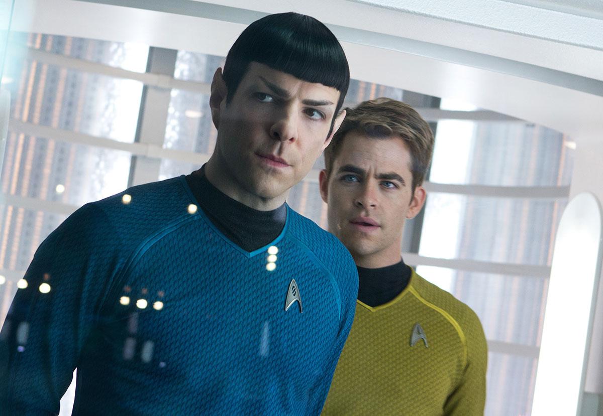Spock och Kirk i 2012 års version av Star Trek.