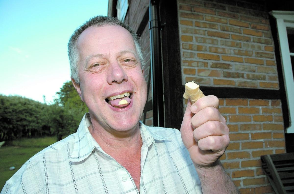 Slutsnusat Bengt Nilsson, lantbrukare, lyckades till slut sluta snusa – med ingefära. ”Suget försvann direkt”, säger han.