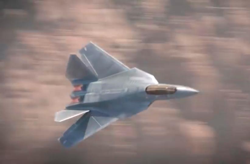 Ett plan av typen F-52 som bara återfinns i spelet ”Call of Duty”.