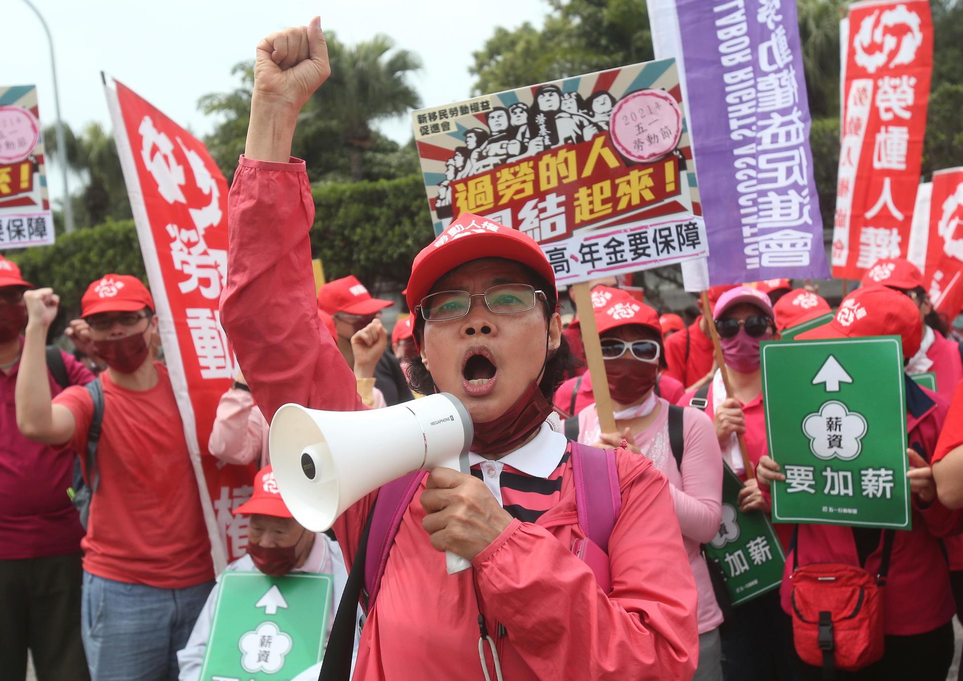 Förstamajdemonstrationer i Taiwan