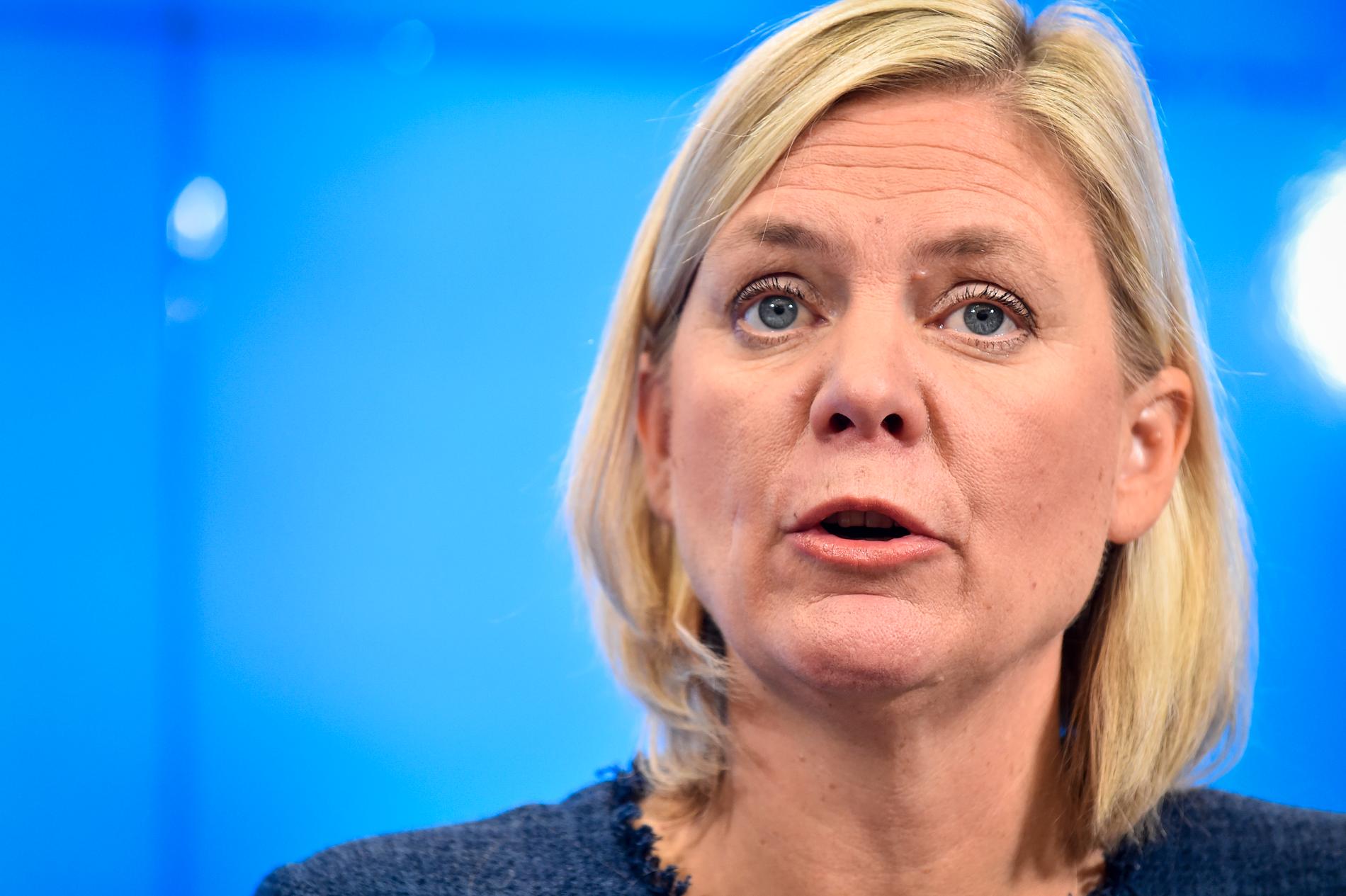 Finansminister Magdalena Andersson. Arkivbild.