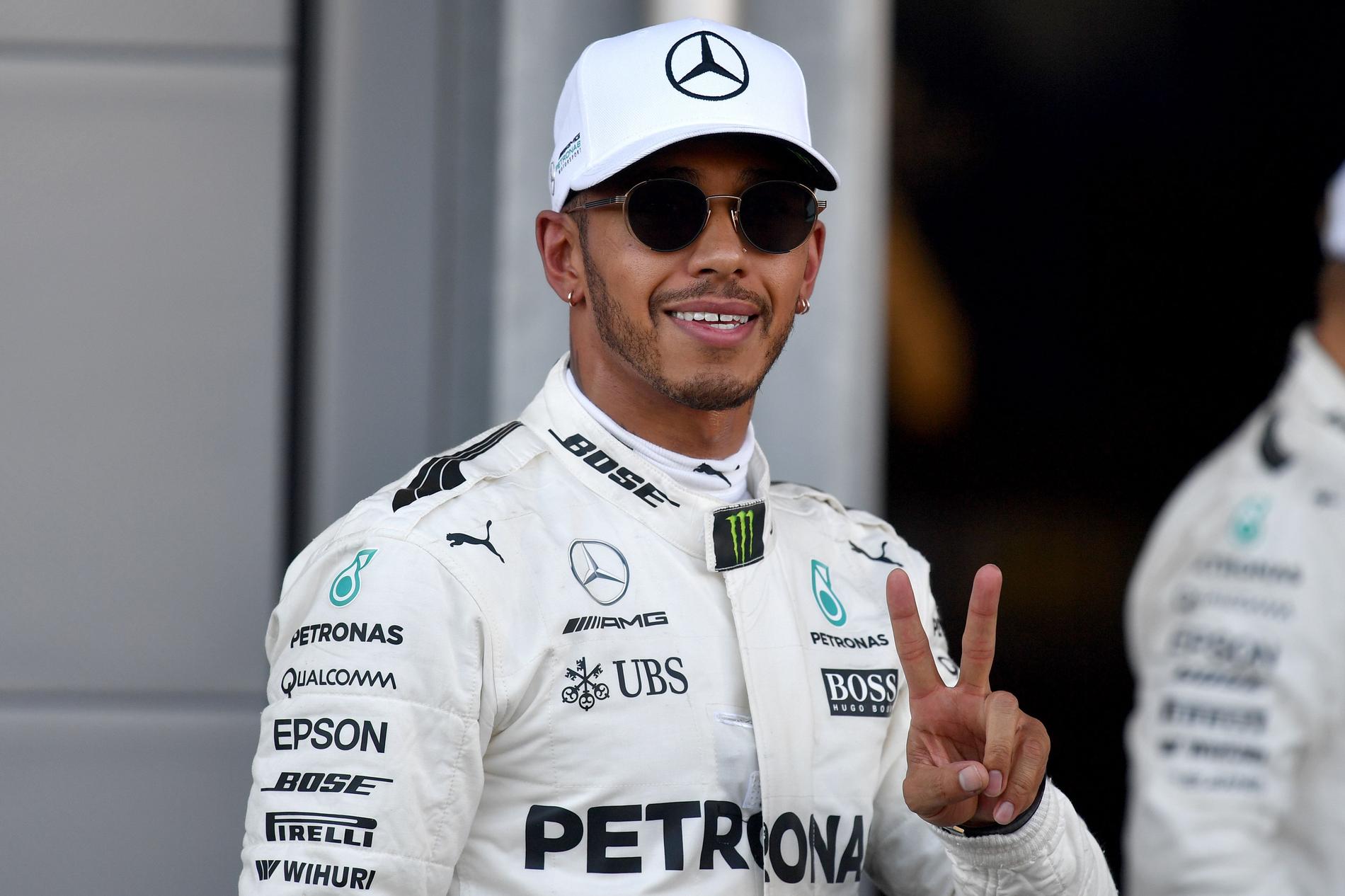 Lewis Hamilton har pole position i Storbritanniens GP