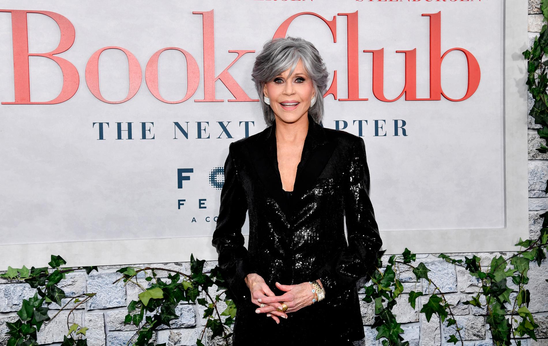 Jane Fonda är just nu aktuell i filmen ”Book club: The next chapter”