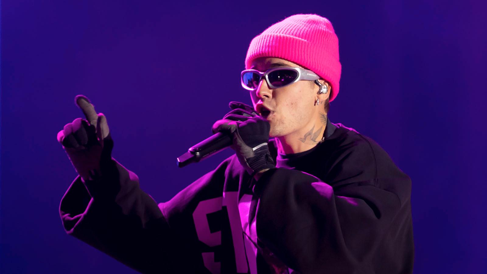 Justin Bieber på Big slap festival i Malmö i augusti 2022.