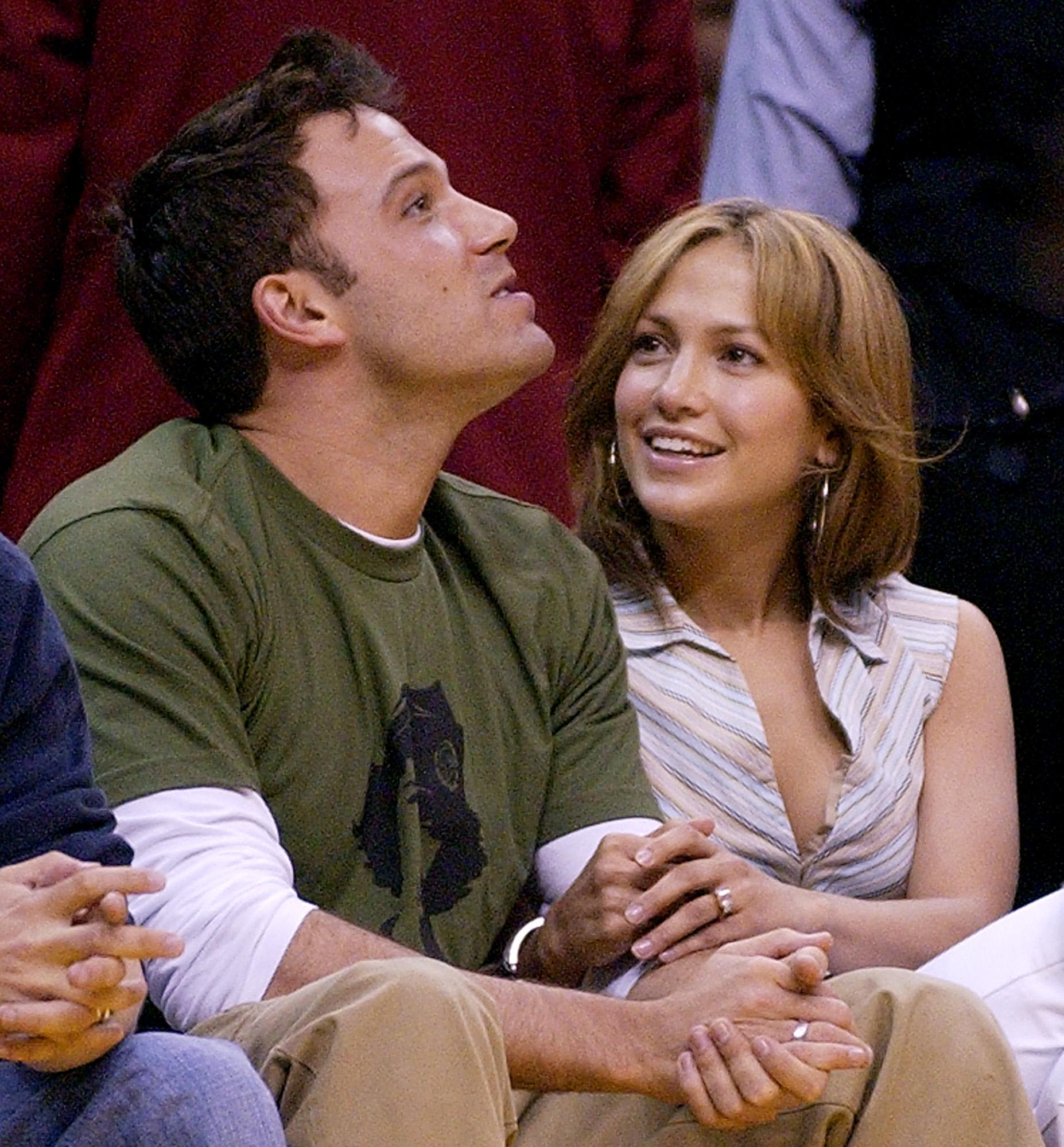 Ben Affleck och Jennifer Lopez senast de var förlovade.