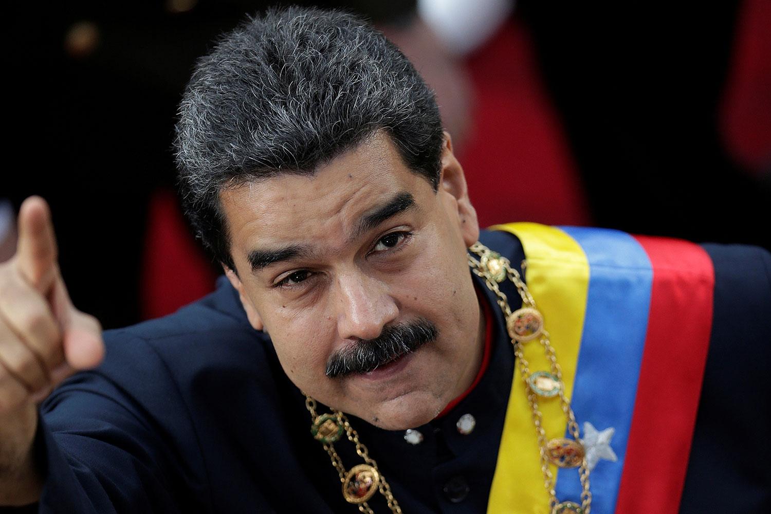Venezuelas president Nicolás Maduro.